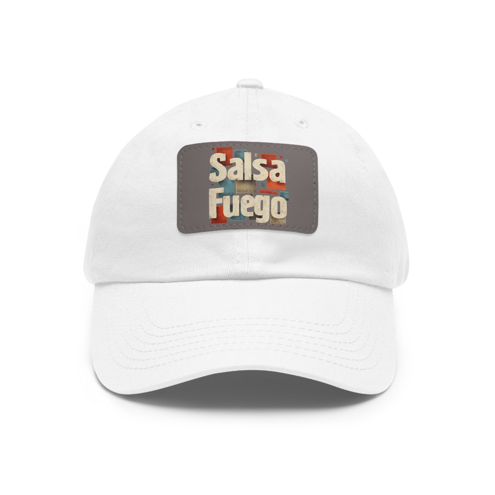 Salsa Fuego Geometric Dad Hat with Leather Patch (Rectangle)