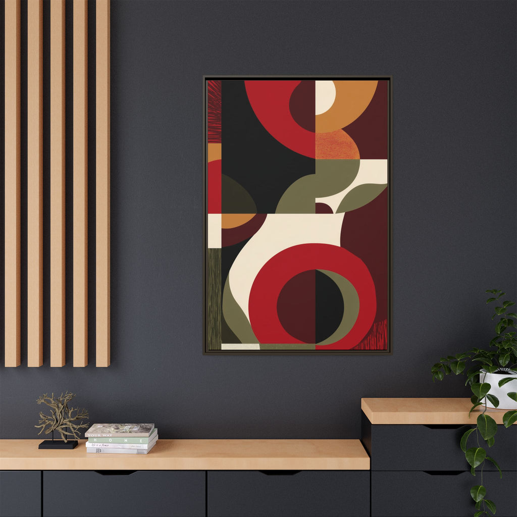 Geometric Intersections: Mid-Century Modern Design, Abstract Architectural Composition, Rhythmic Curved Forms   |   Custom Orders Accepted