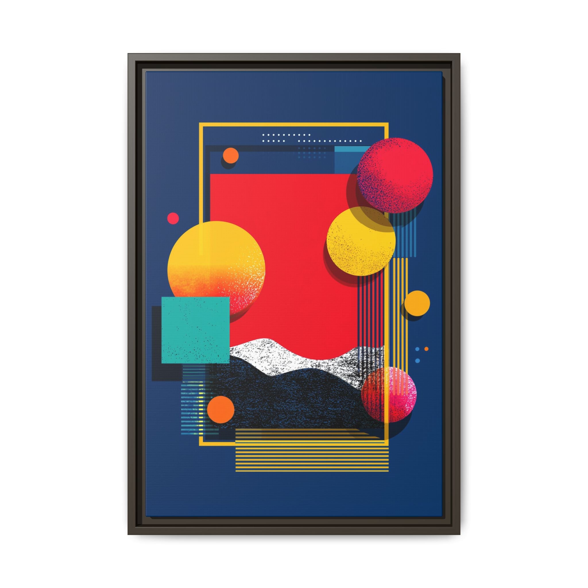 Geometric Horizons: Abstract Landscape Composition, Modernist Digital Art, Colorful Geometric Design   |   Custom Orders Accepted