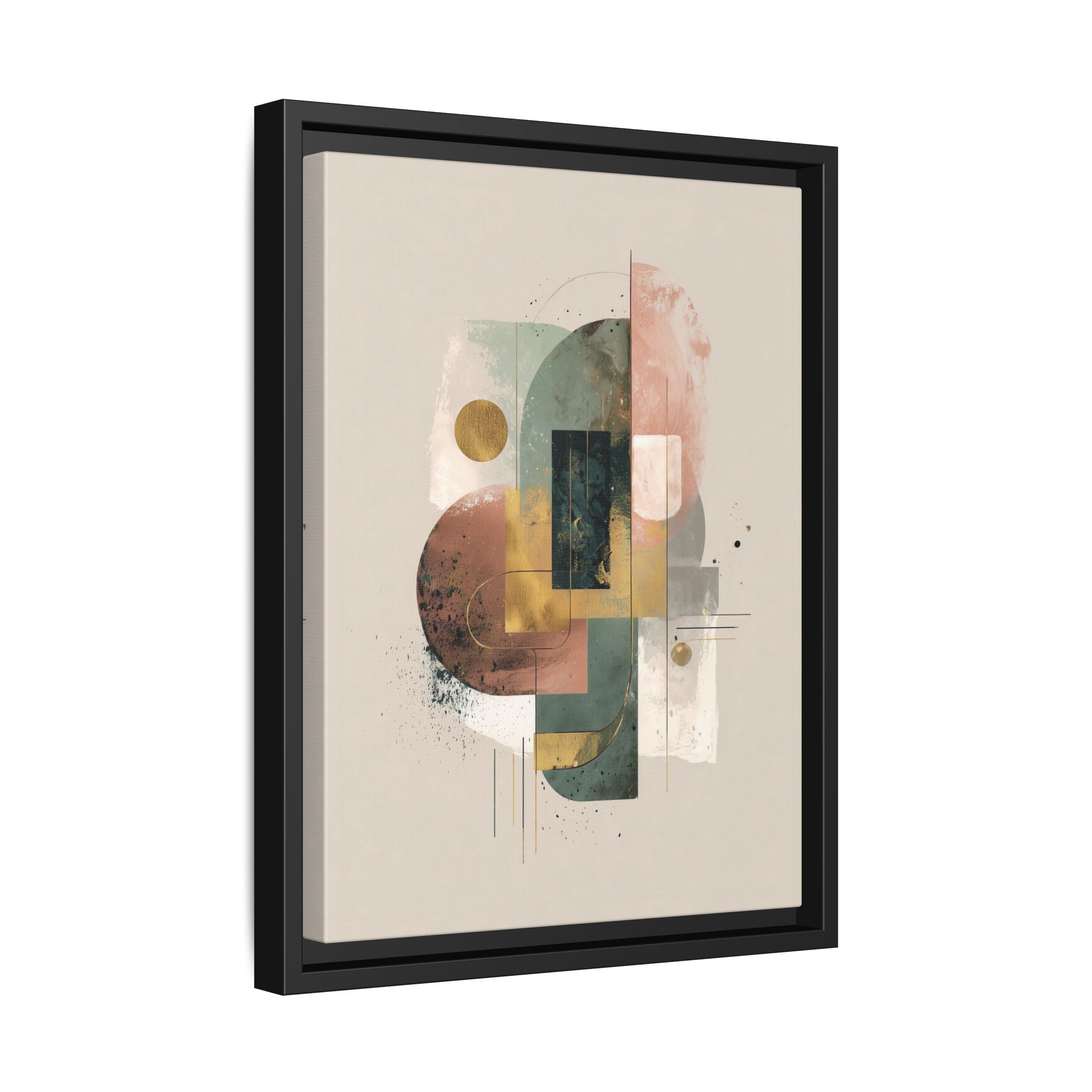 Organic Geometries: Fragmented Forms, Digital Abstract Composition, Layered Minimalist Art   |   Custom Orders Accepted