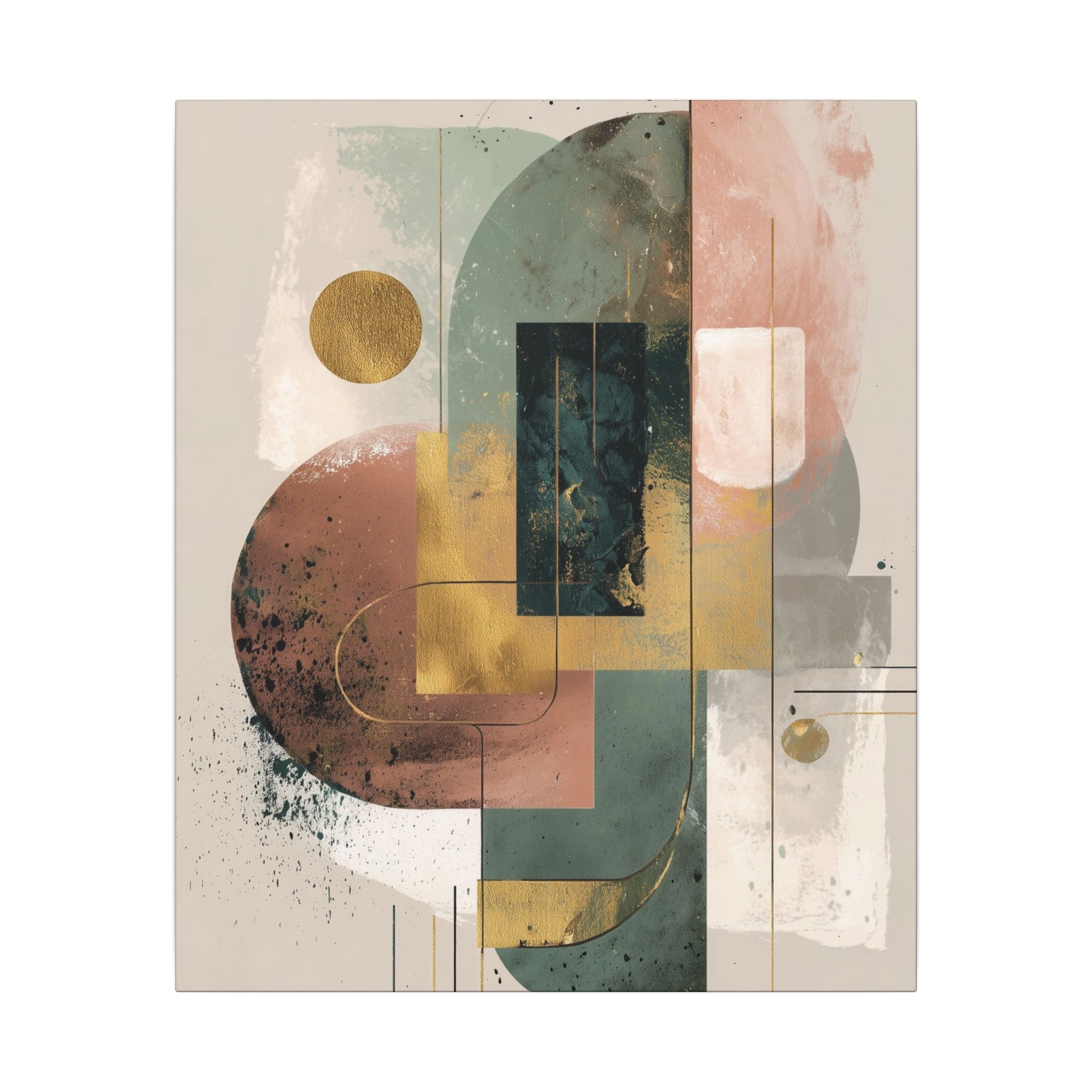 Geometric Harmony: Abstract Composition, Modernist Minimalism, Ethereal Design Layers   |   Custom Orders Accepted