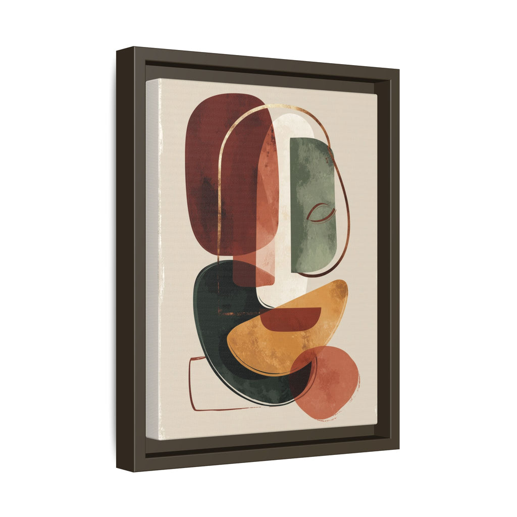 Layered Geometries: Mid-Century Modern Composition, Organic Abstract Design, Translucent Intersecting Shapes   |   Custom Orders Accepted