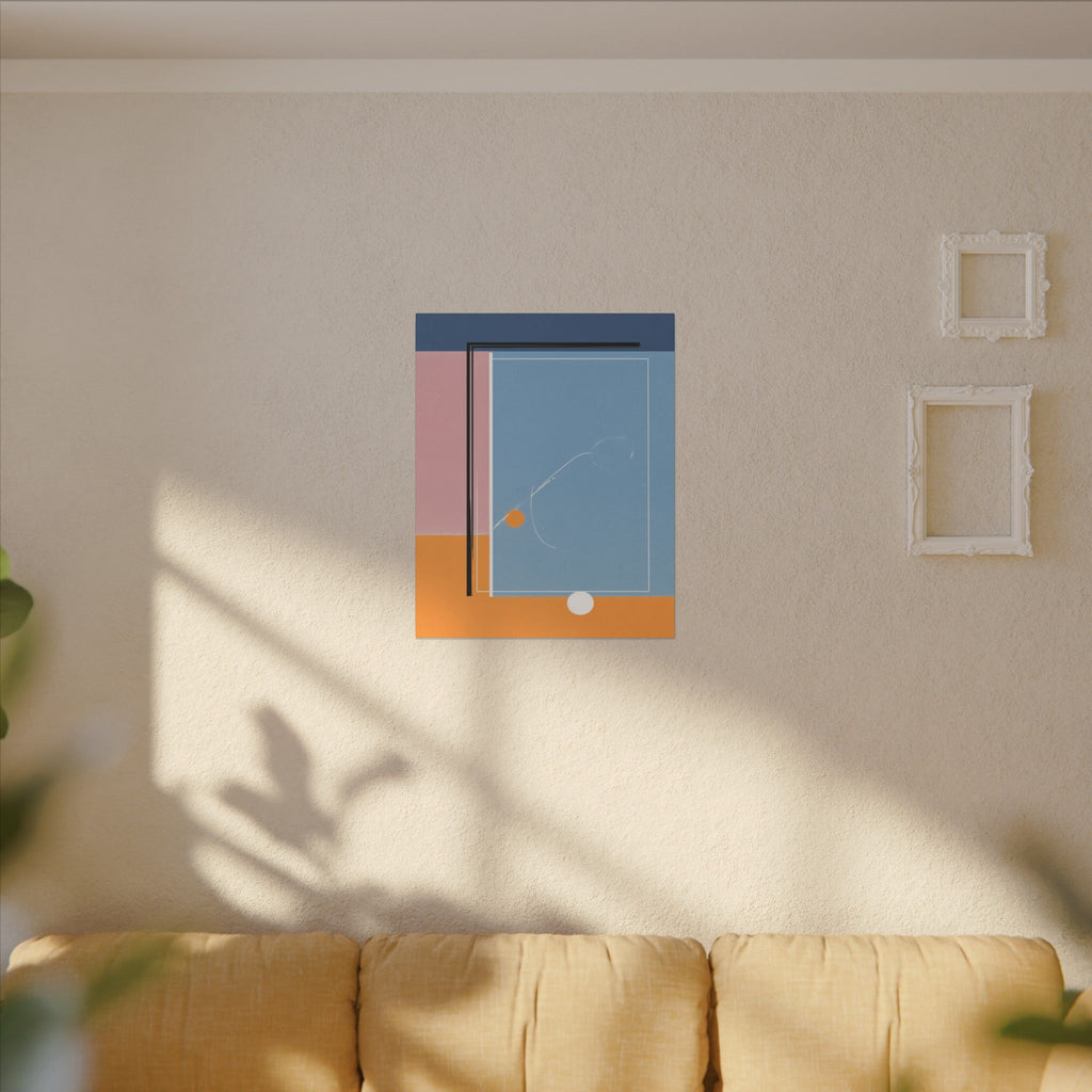 Geometric Harmony: Abstract Minimalist Composition, Modernist Color Fields, Constructivist Design Principles   |   Custom Orders Accepted