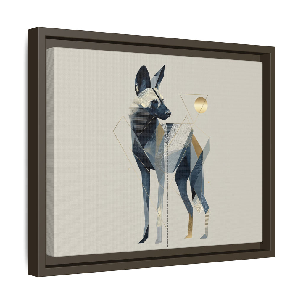 Canine Geometry: Fragmented African Wild Dog Portrait, Modern Graphic Design Study   |  Personalized & Custom Orders Available
