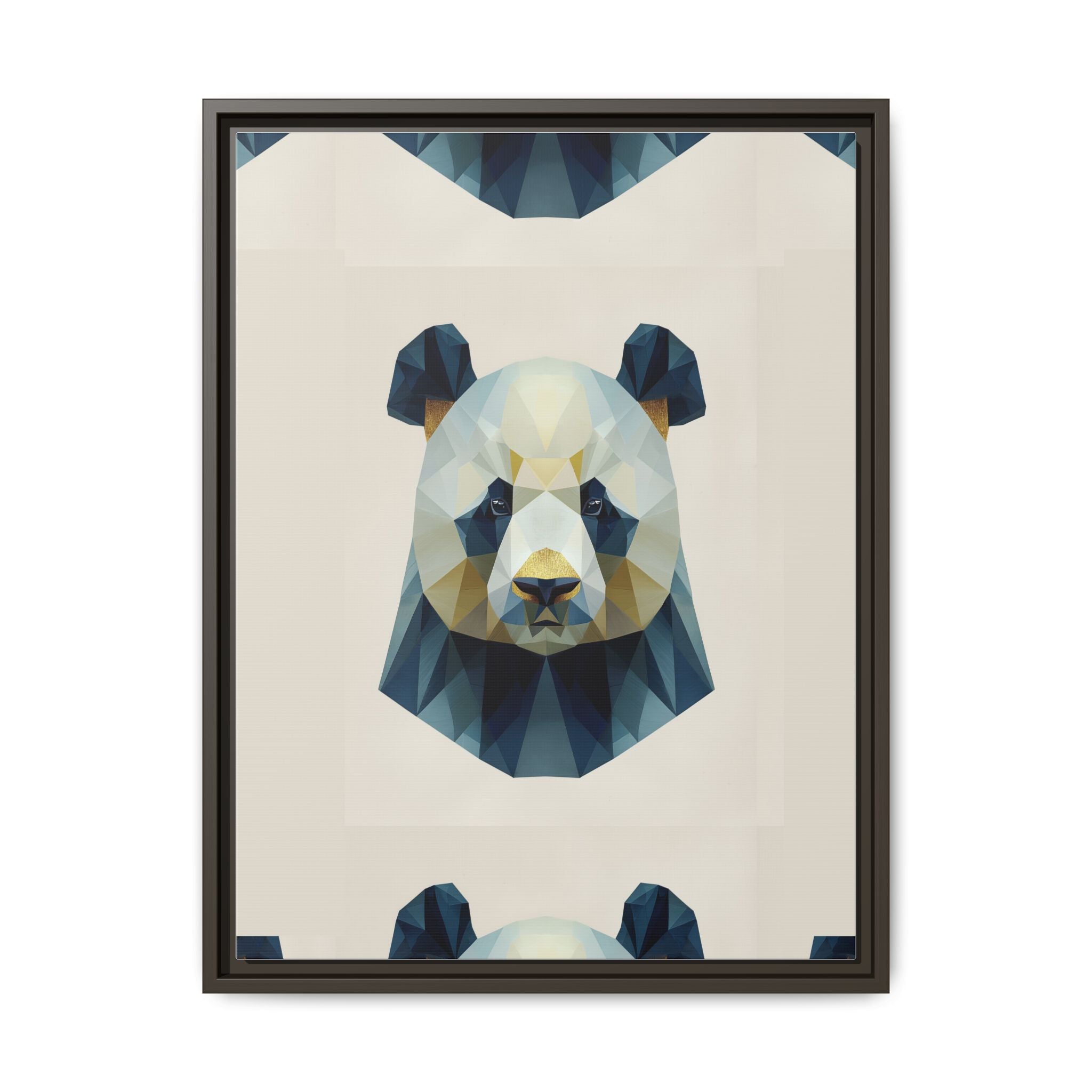 Geometric Panda Prism: Low-Poly Digital Wildlife Art, Minimalist Triangular Design   |  Personalized & Custom Orders Available