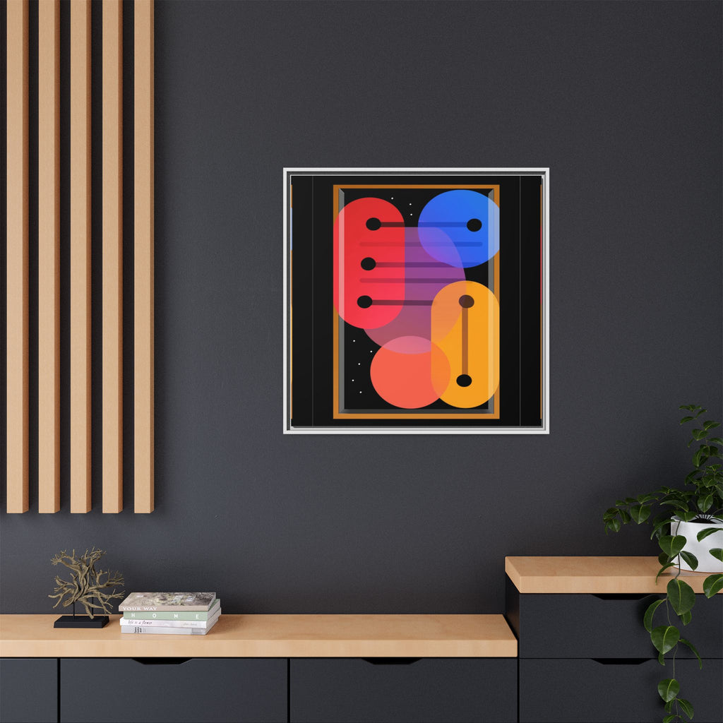 Celestial Geometry: Organic Shapes in Motion, Digital Abstract Composition, Vibrant Color Intersections   |   Custom Orders Accepted