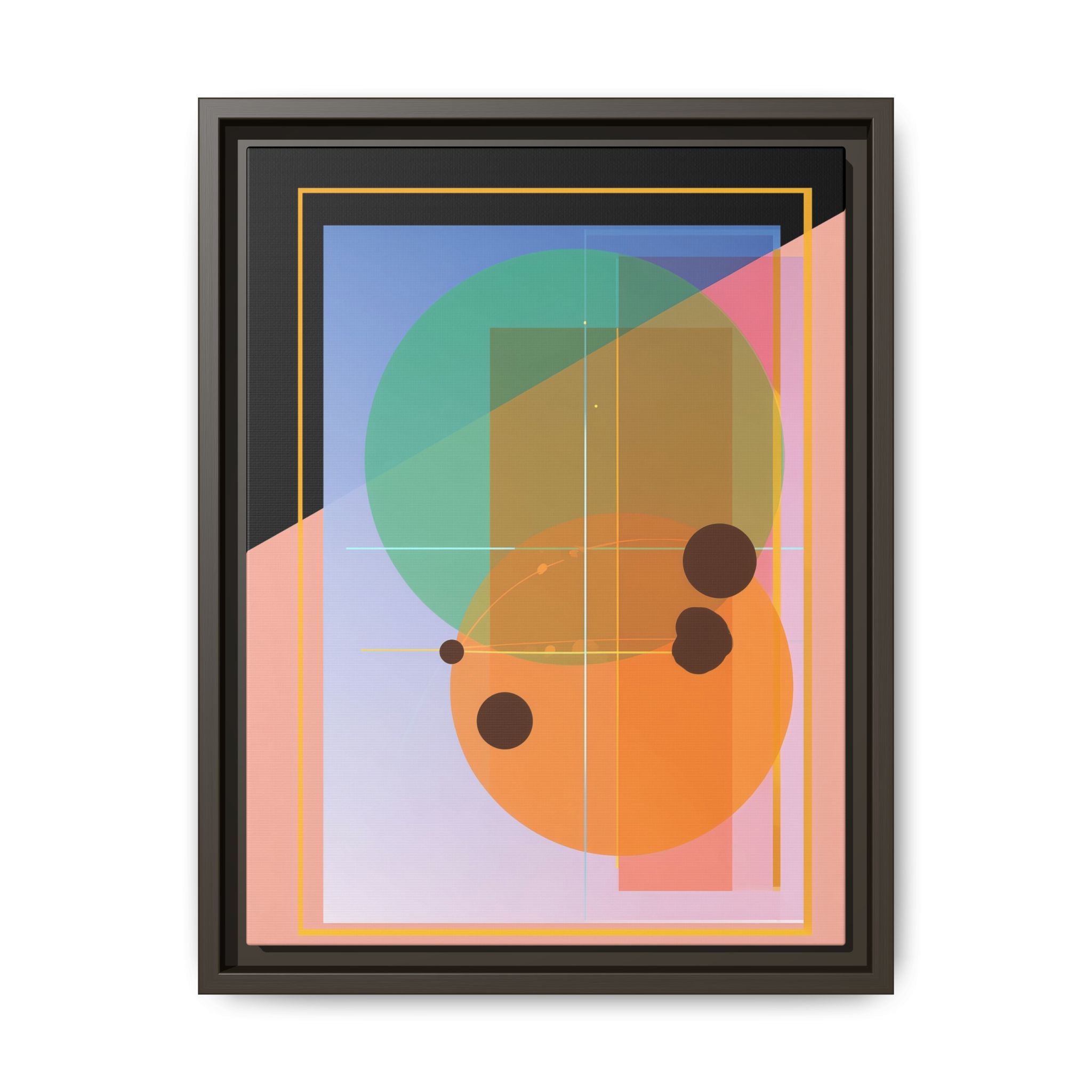 Geometric Harmony: Abstract Composition, Overlapping Shapes, Precision Design   |   Custom Orders Accepted