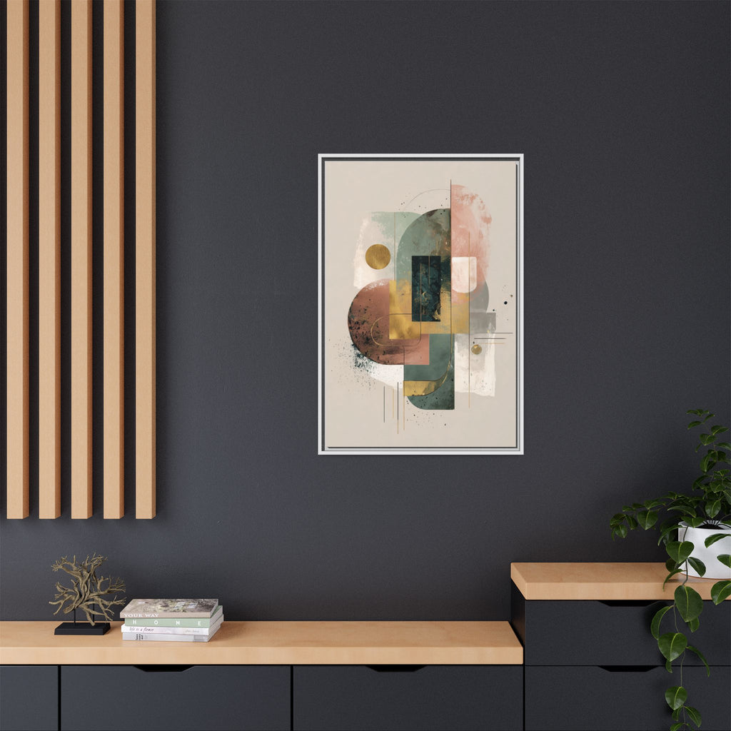 Organic Geometries: Fragmented Forms, Digital Abstract Composition, Layered Minimalist Art   |   Custom Orders Accepted