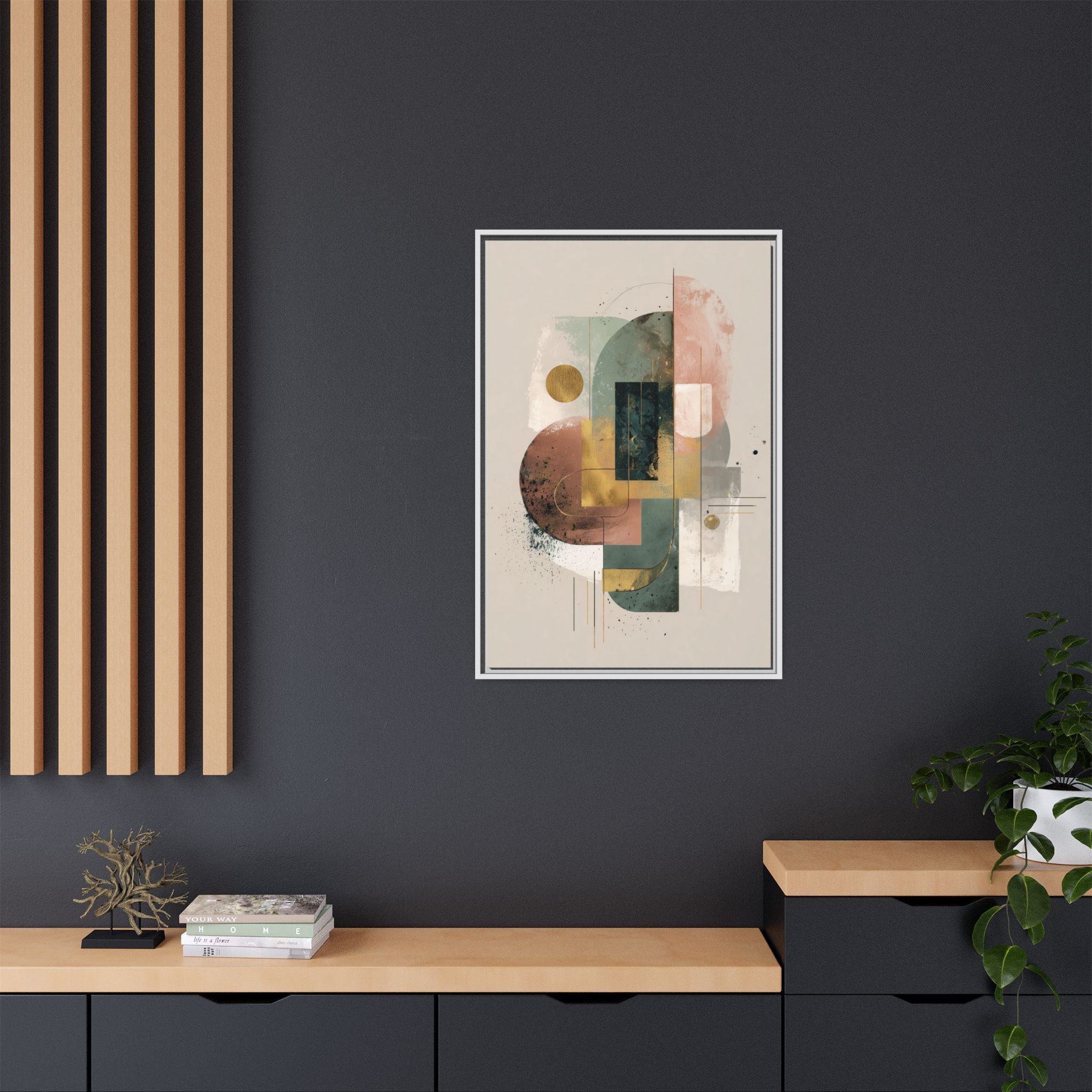 Organic Geometries: Fragmented Forms, Digital Abstract Composition, Layered Minimalist Art   |   Custom Orders Accepted