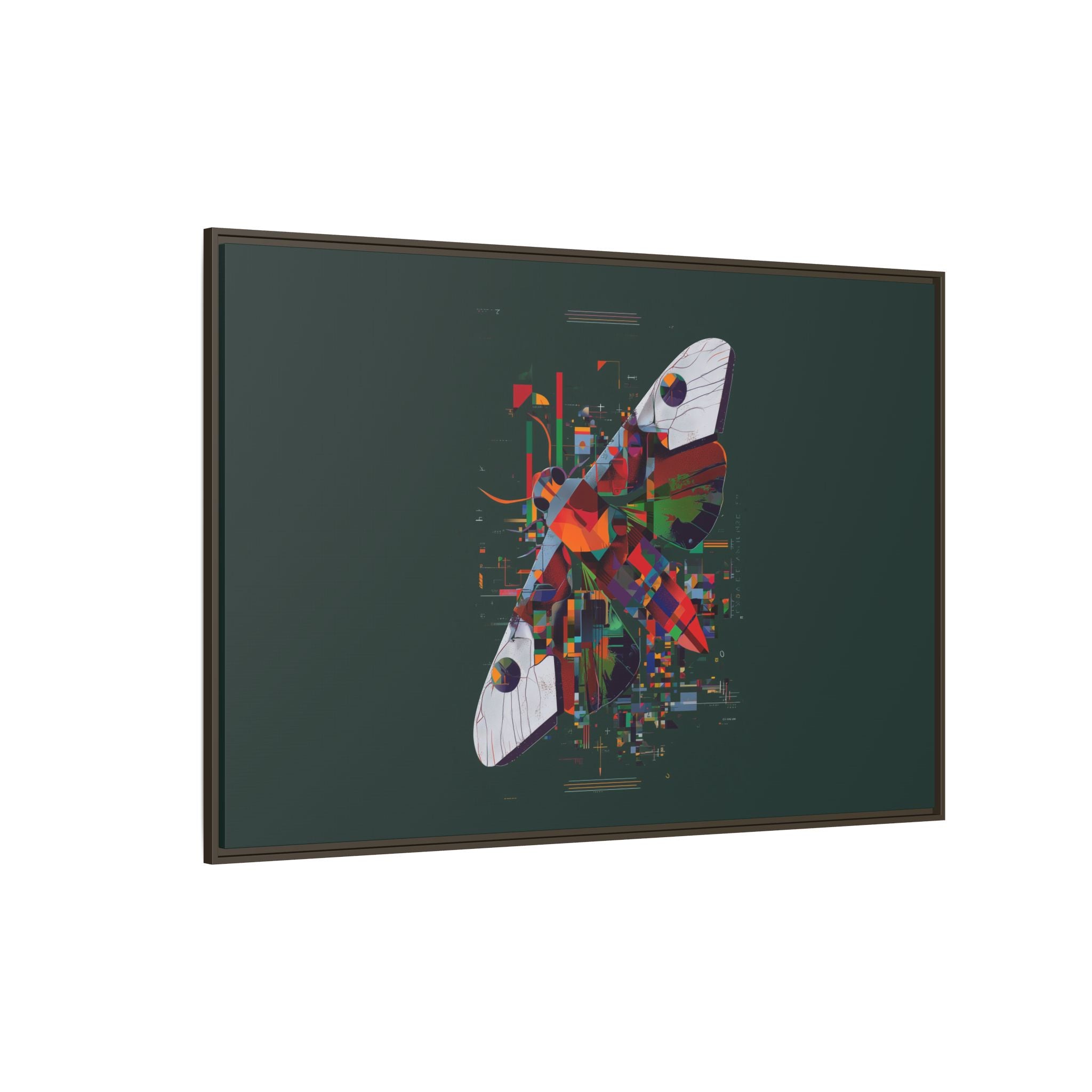 Butterfly Deconstruction: Geometric Digital Art, Pixelated Abstract Butterfly Wings   |    Custom Orders Available