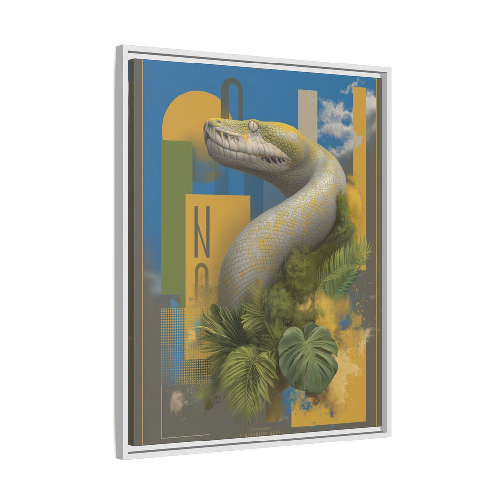 Serpent's Geometry: Tropical Realism, Digital Wildlife Composition   |    Custom Orders Available