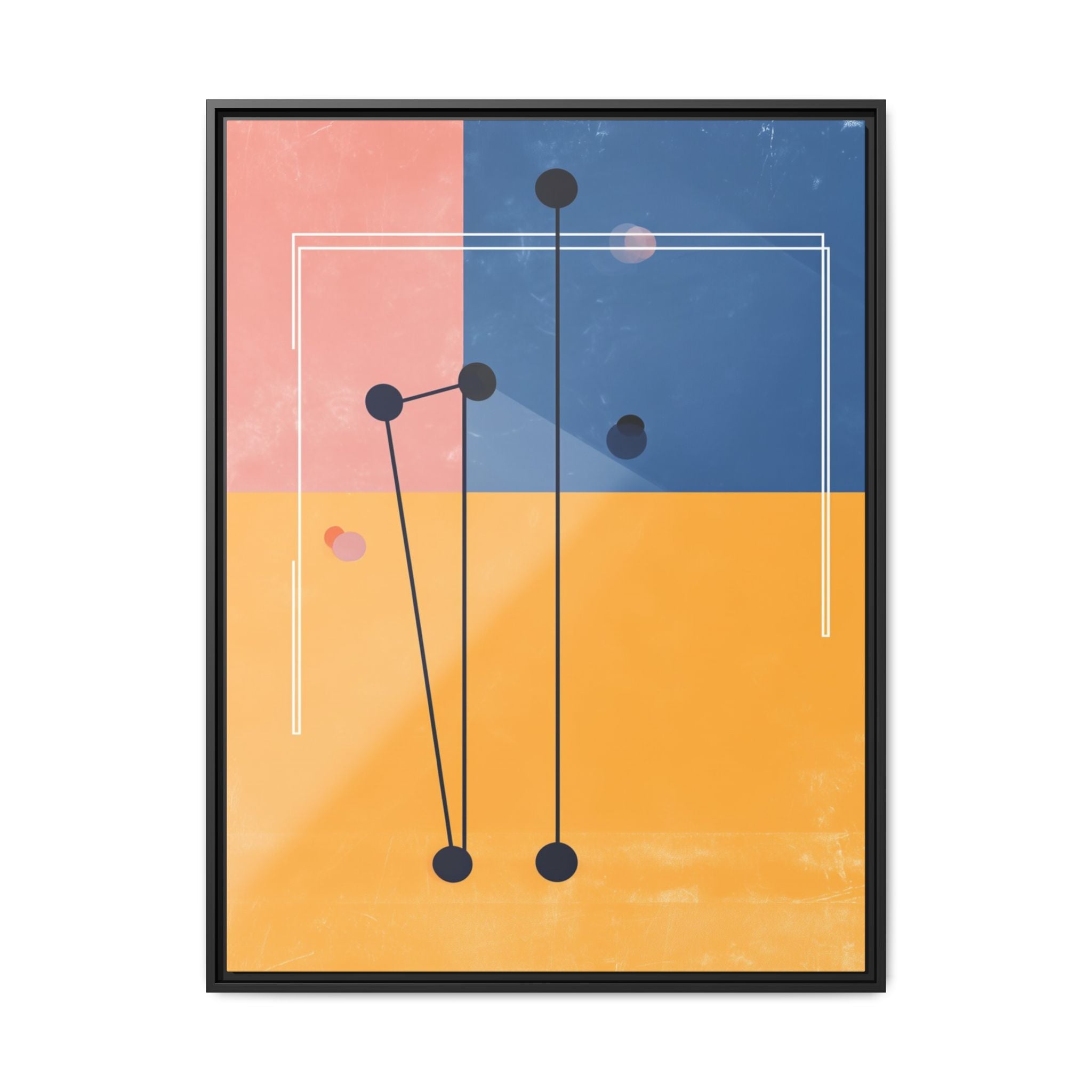 Nexus of Connection: Geometric Abstraction, Modernist Composition, Digital Color Blocks   |   Custom Orders Accepted