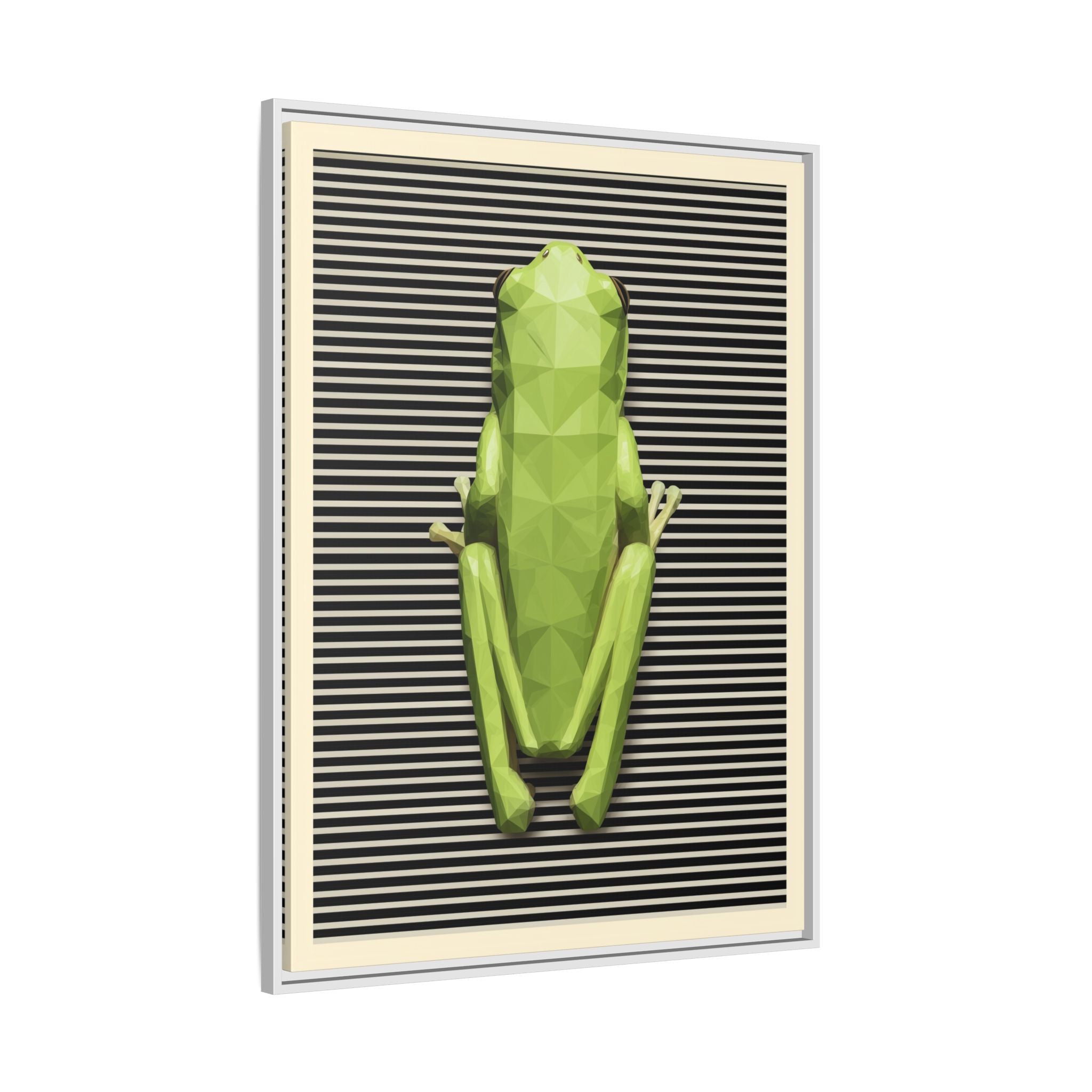 Geometric Amphibian: Low-Poly Frog Design, Digital Art Minimalism   |  Personalized & Custom Orders Available