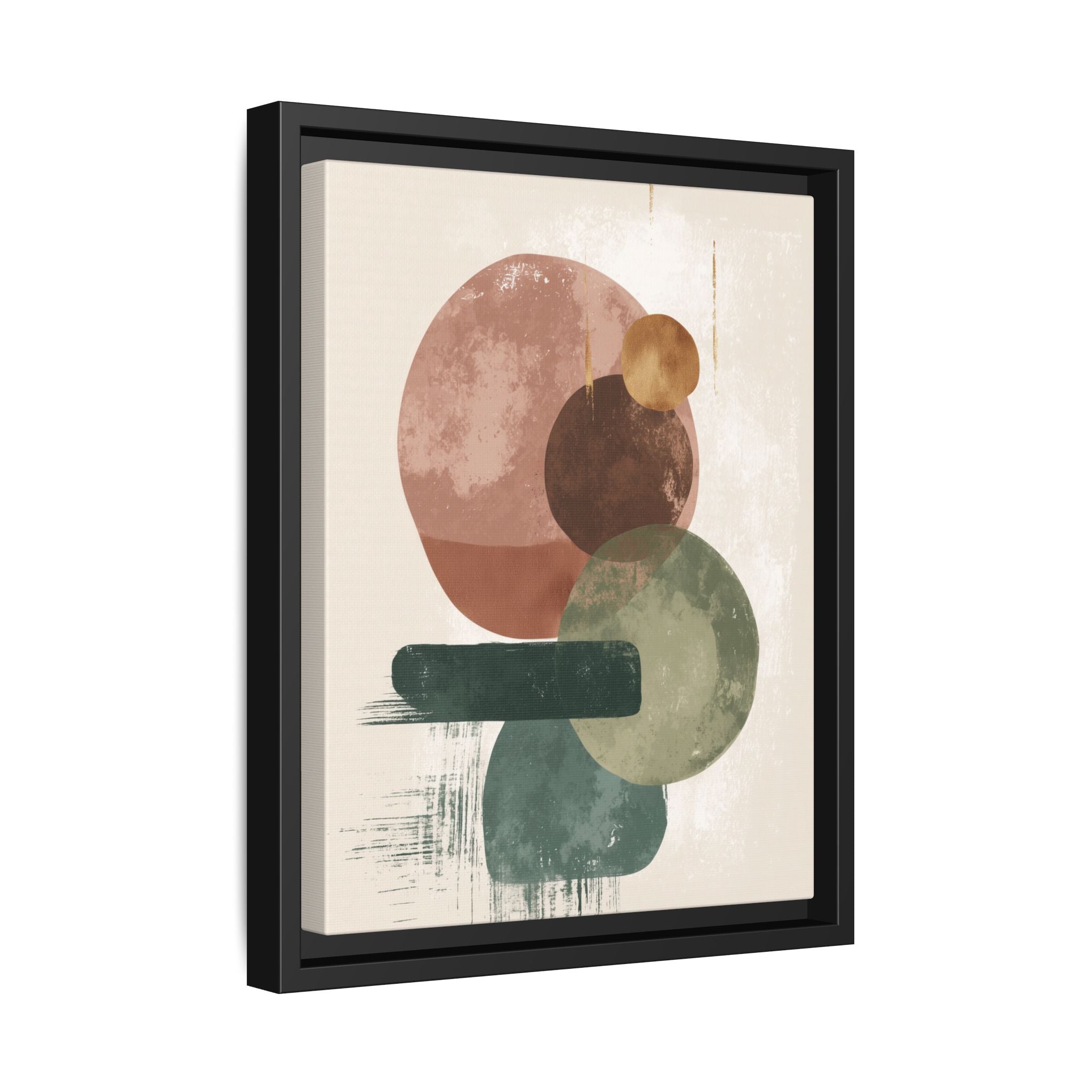 Organic Intersections: Watercolor Abstraction, Earth Tone Composition, Modern Minimalist Art   |   Custom Orders Accepted