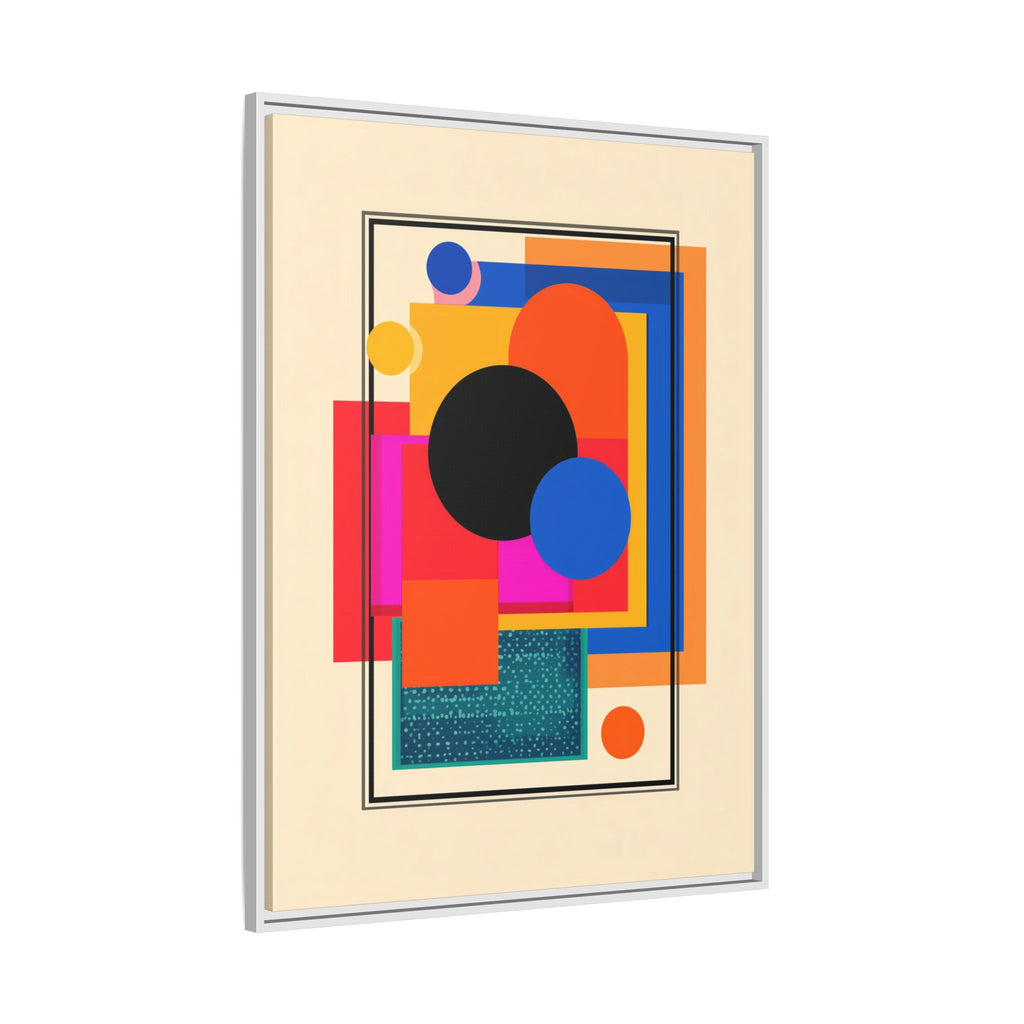 Geometric Harmony: Abstract Color Blocks, Mid-Century Modern Design, Minimalist Art Composition   |   Custom Orders Accepted