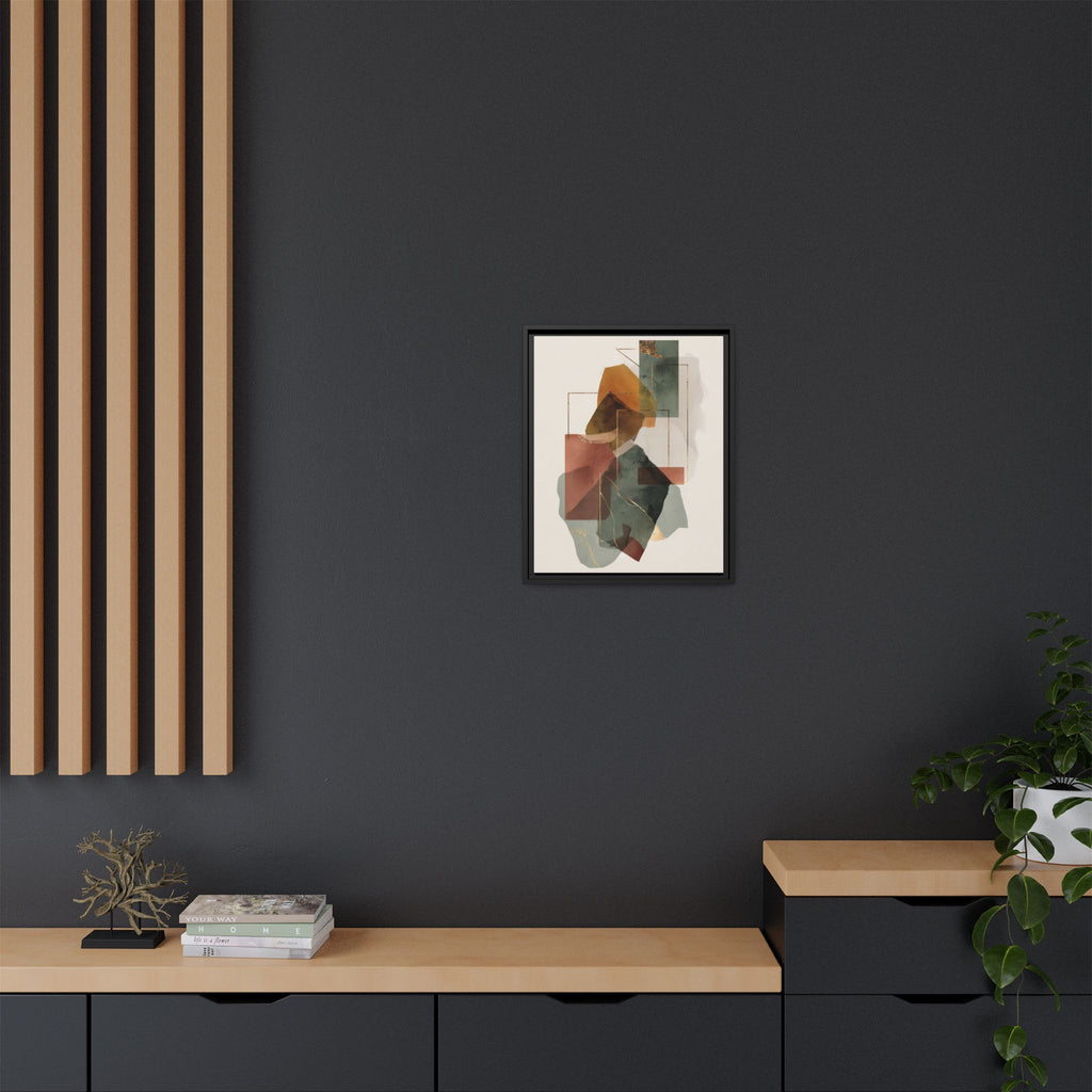 Harmonic Geometries: Architectural Abstraction, Earthy Palette, Minimalist Composition   |   Custom Orders Accepted