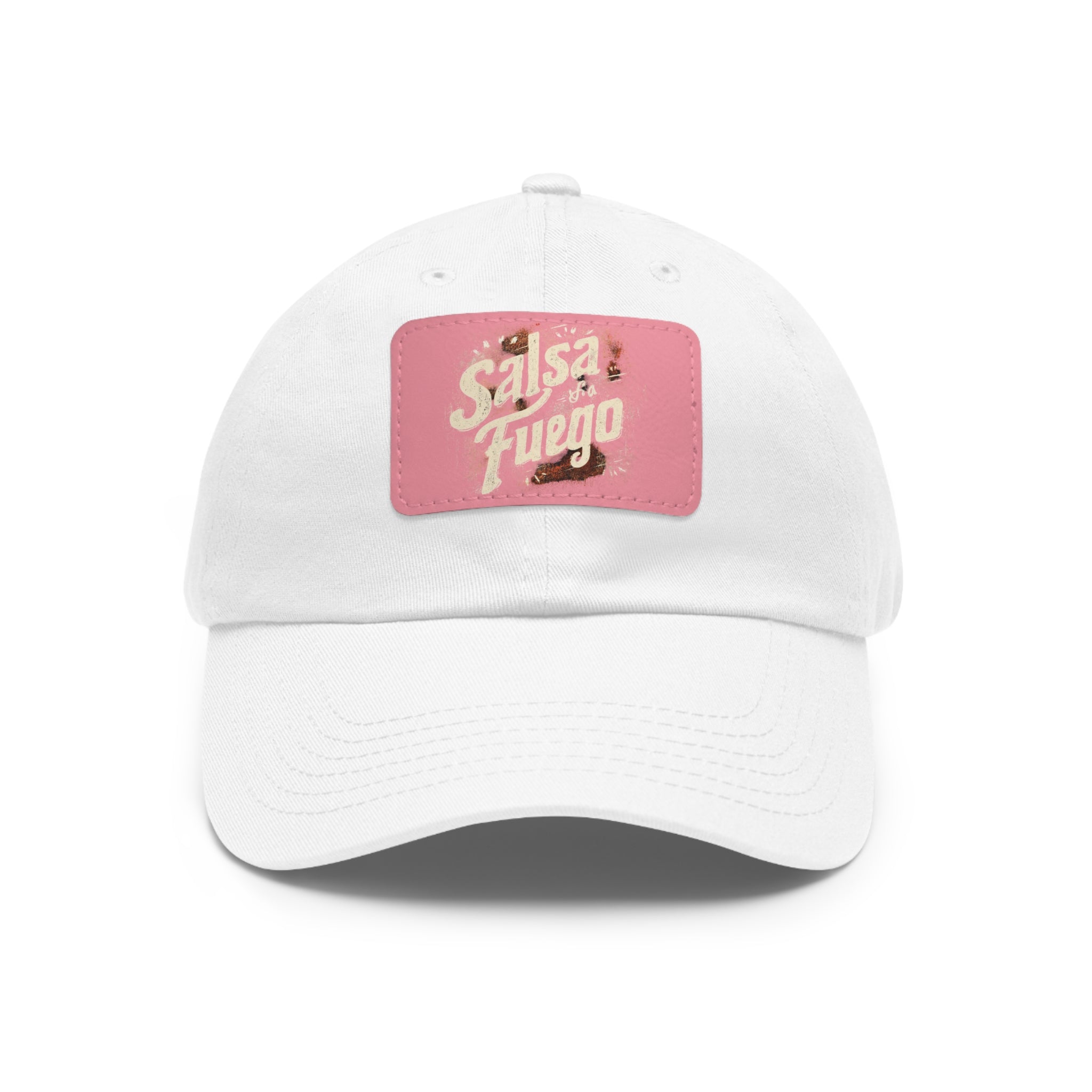 Salsa Fuego Dad Hat with Leather Patch (Rectangle)