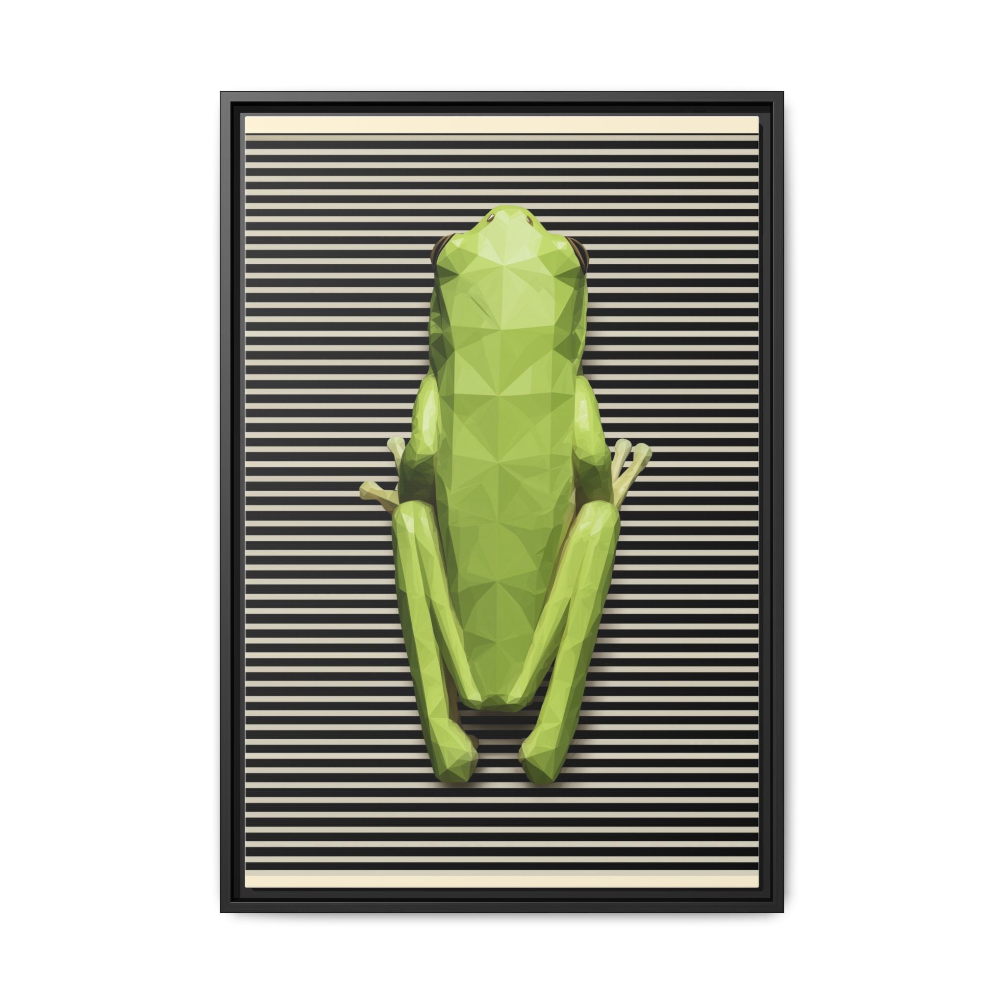 Geometric Amphibian: Low-Poly Frog Design, Digital Art Minimalism   |  Personalized & Custom Orders Available