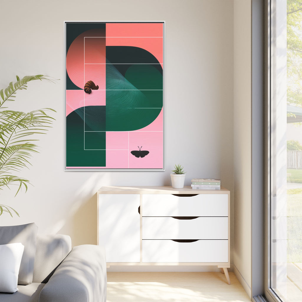 Metamorphosis in Geometric Harmony: Nature's Transformation, Abstract Design Exploration   |    Custom Orders Available