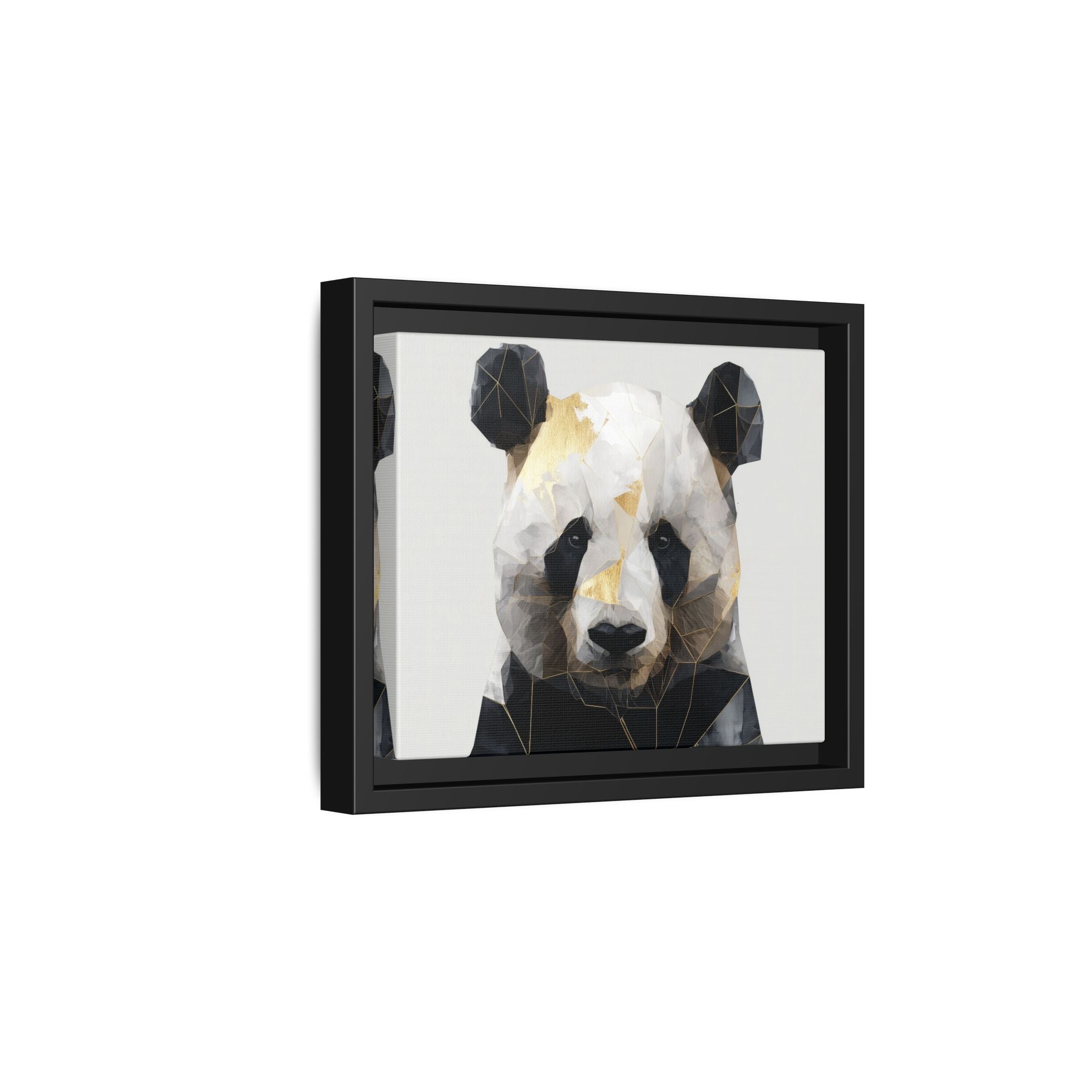 Fractal Panda: Geometric Digital Art, Low Poly Wildlife Portrait   |  Personalized & Custom Orders Available