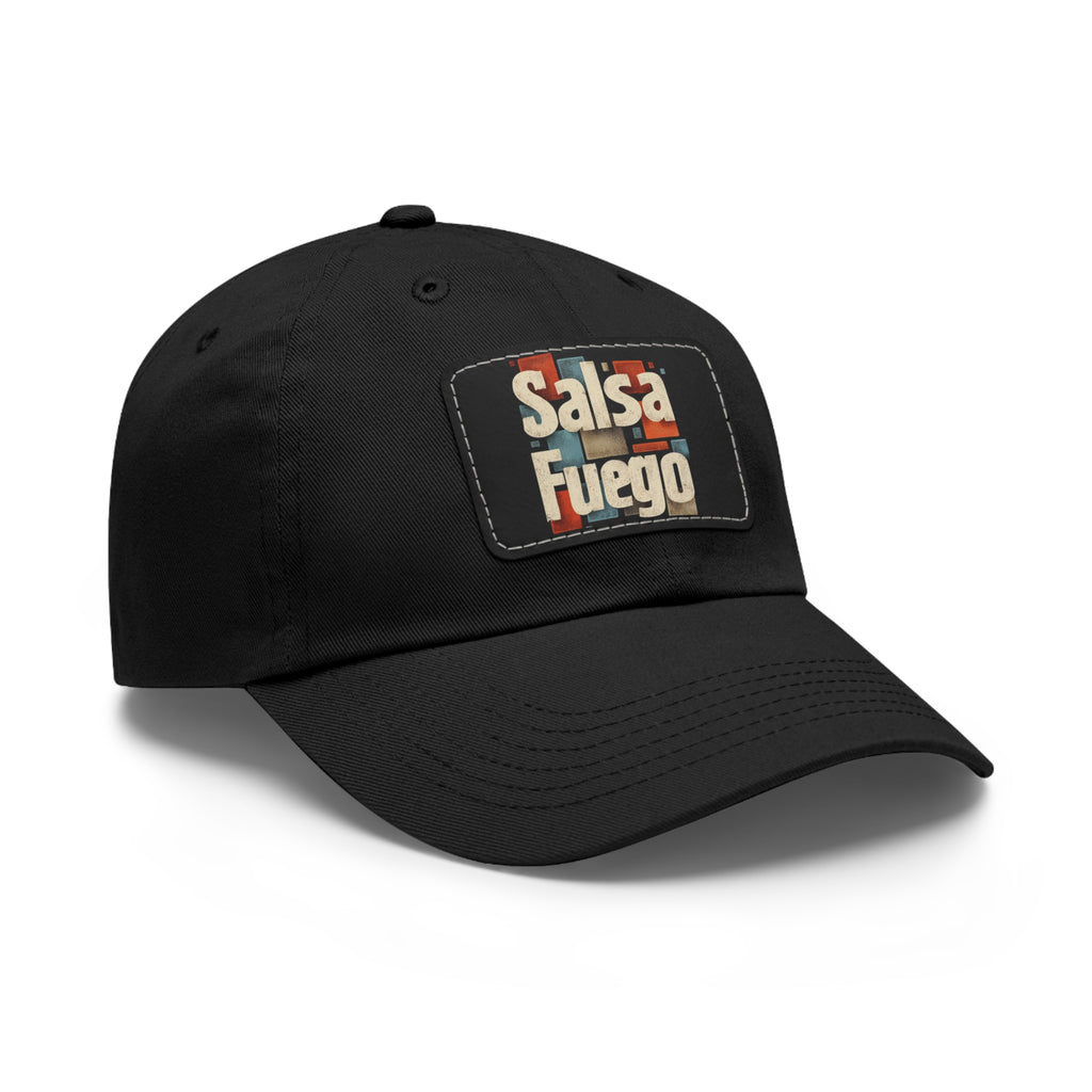 Salsa Fuego Geometric Dad Hat with Leather Patch (Rectangle)