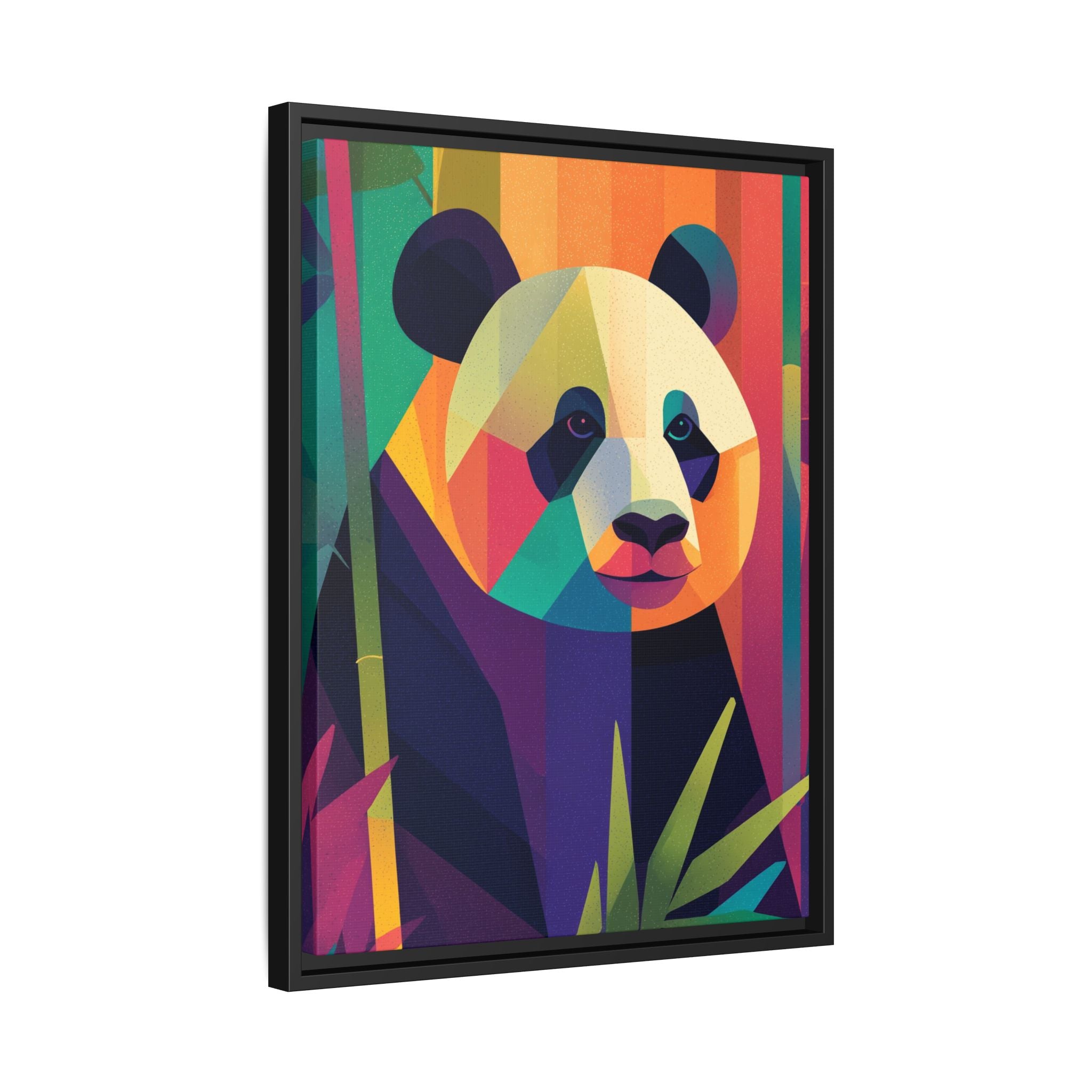 Geometric Panda Framed Print : Kaleidoscope Panda, Digital Art Illustration   |  Personalized & Custom Orders Available