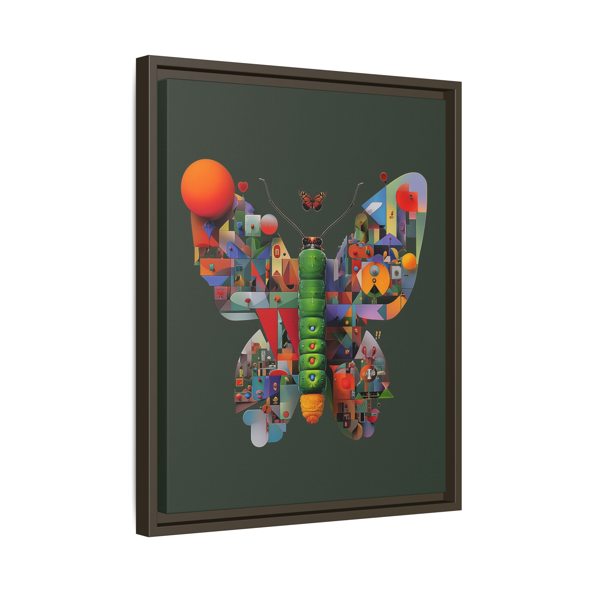 Furnie: Geometric Butterfly Mosaic, Digital Art Landscape   |    Custom Orders Available