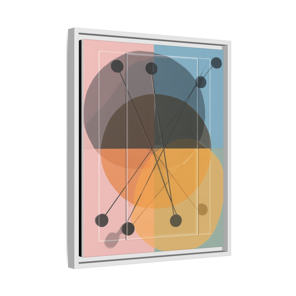 Geometric Intersections: Pastel Quadrants, Mid-Century Minimalism, Network Nodes   |   Custom Orders Accepted