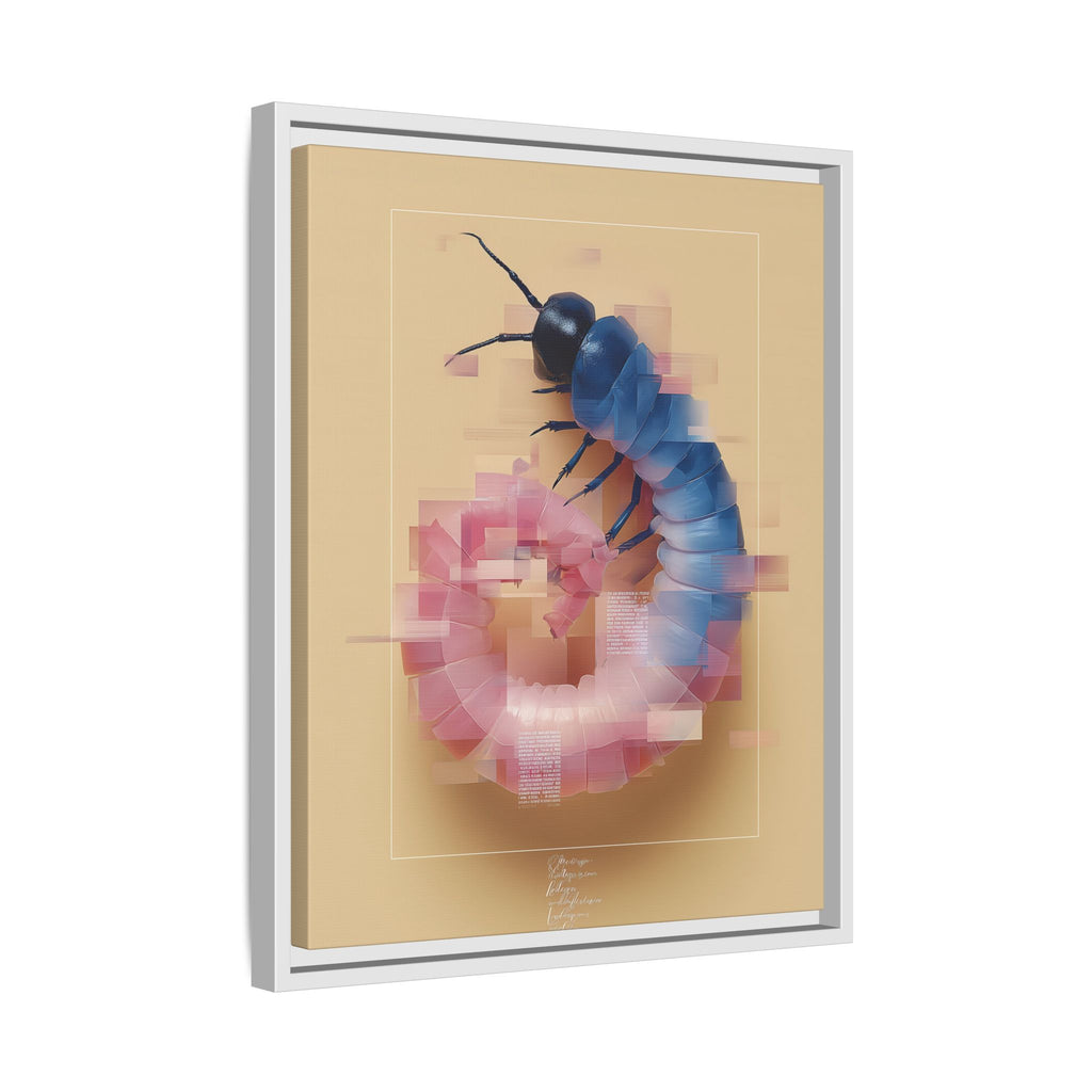 Glitched Symmetry: Digital Insect Mosaic, Pixelated Fragmentation   |    Custom Orders Available