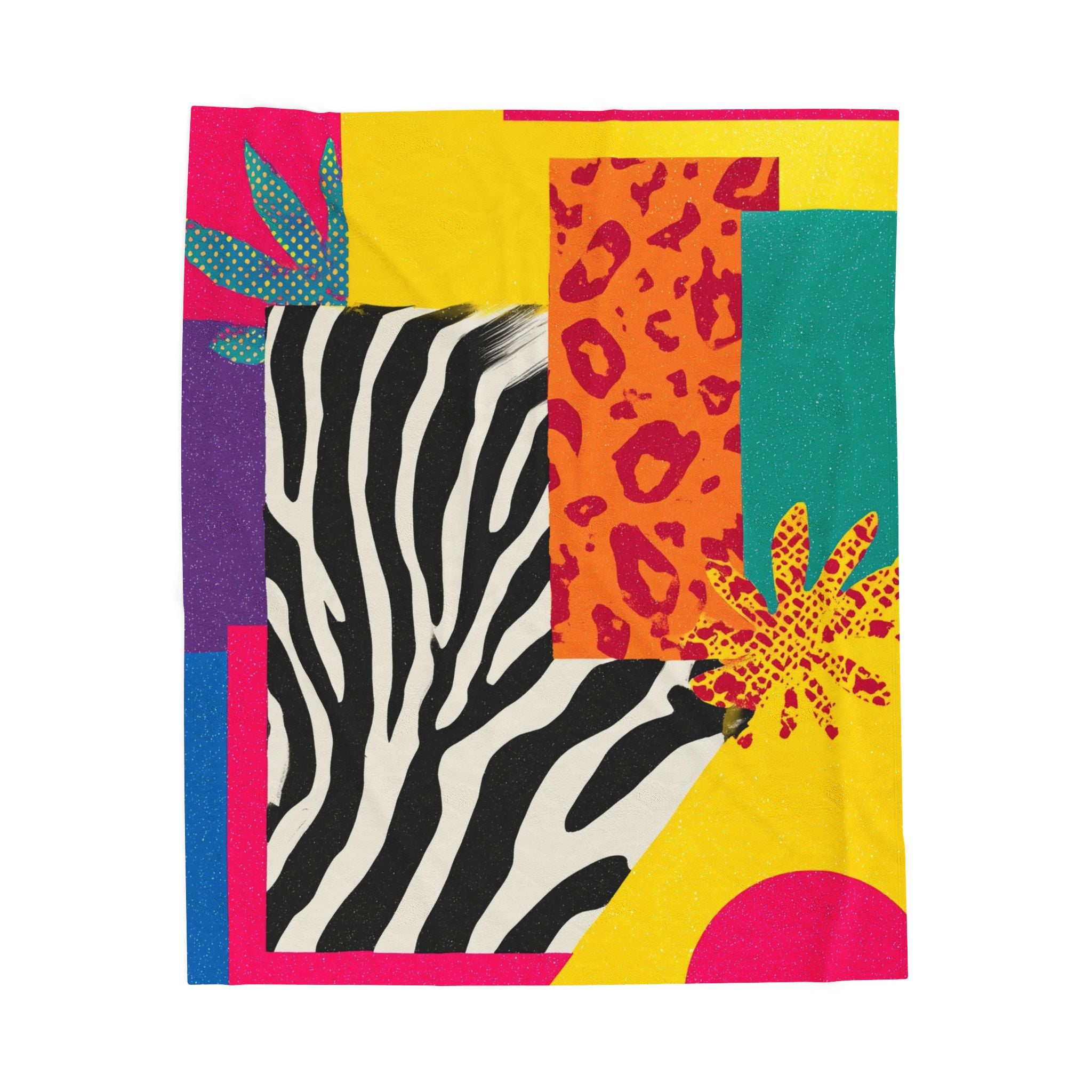 Wild Geometrics: Memphis Design Meets Animal Prints, Pop Art Color Explosion   |    Custom Orders Available