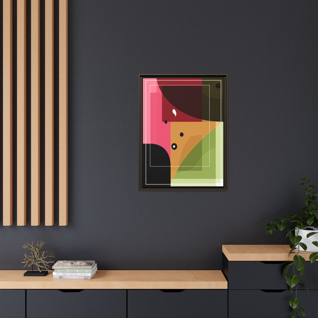 Geometric Convergence: Abstract Modernist Composition, Constructivist Color Blocking, Layered Geometric Design   |   Custom Orders Accepted