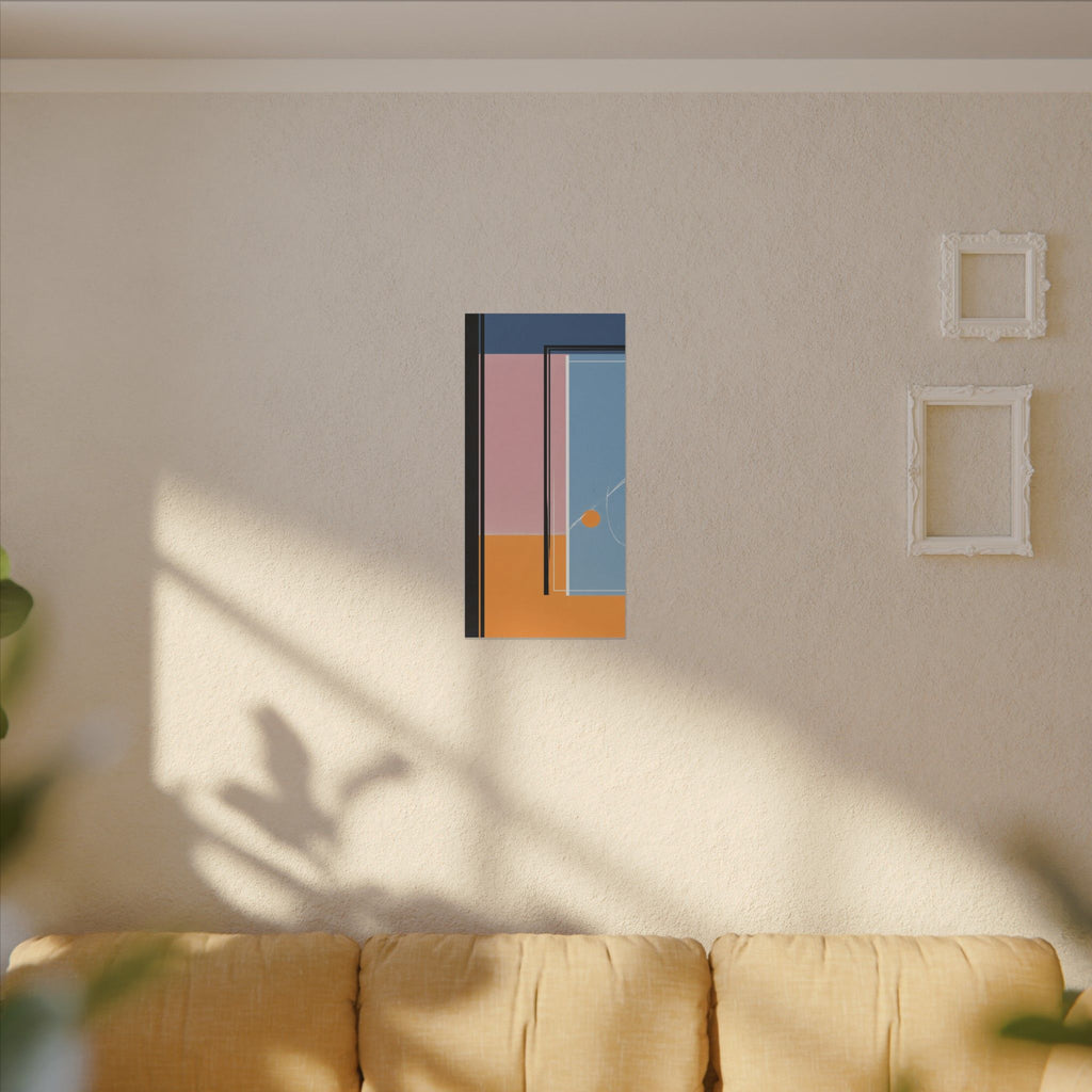 Geometric Harmony: Abstract Minimalist Composition, Modernist Color Fields, Constructivist Design Principles   |   Custom Orders Accepted