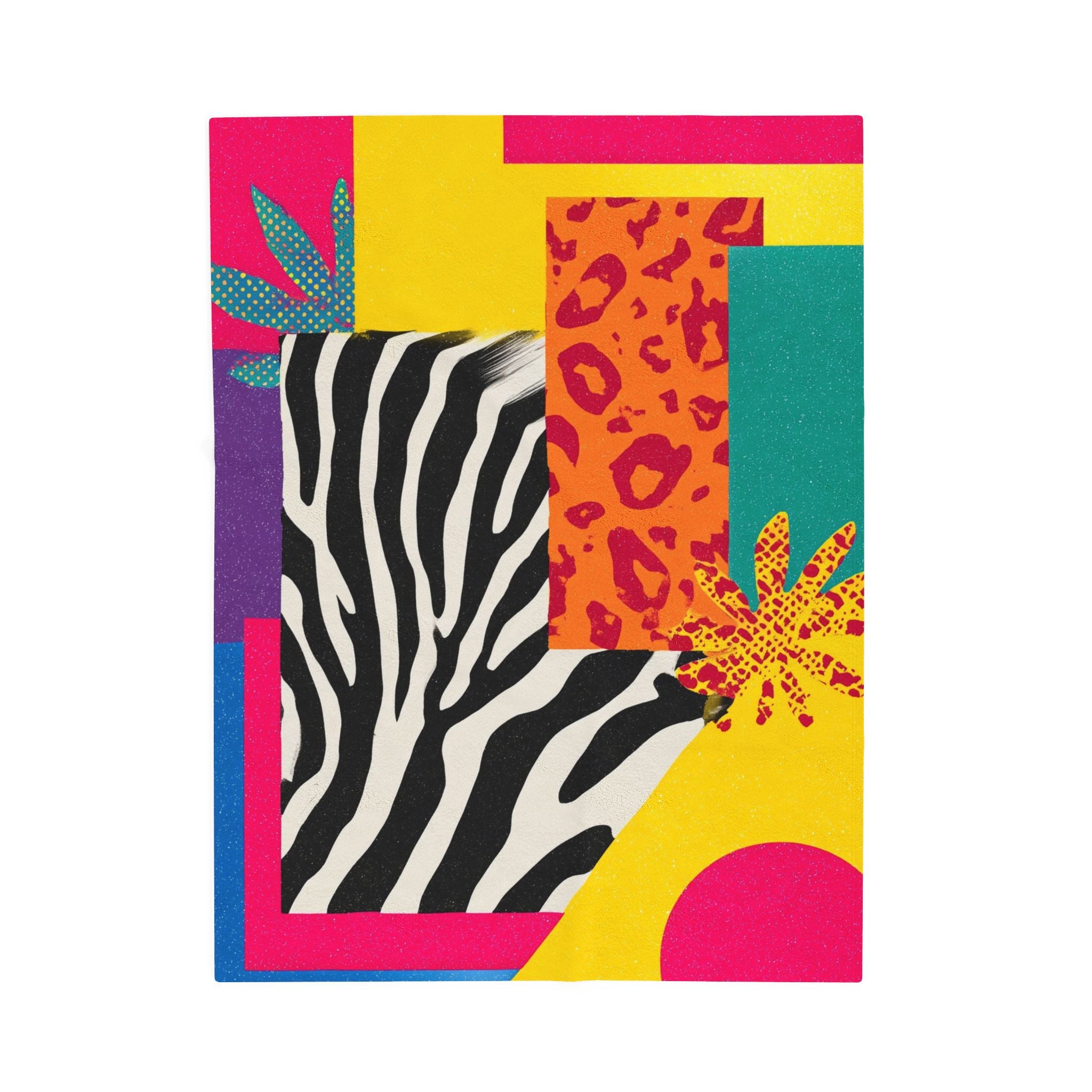 Wild Geometrics: Memphis Design Meets Animal Prints, Pop Art Color Explosion   |    Custom Orders Available