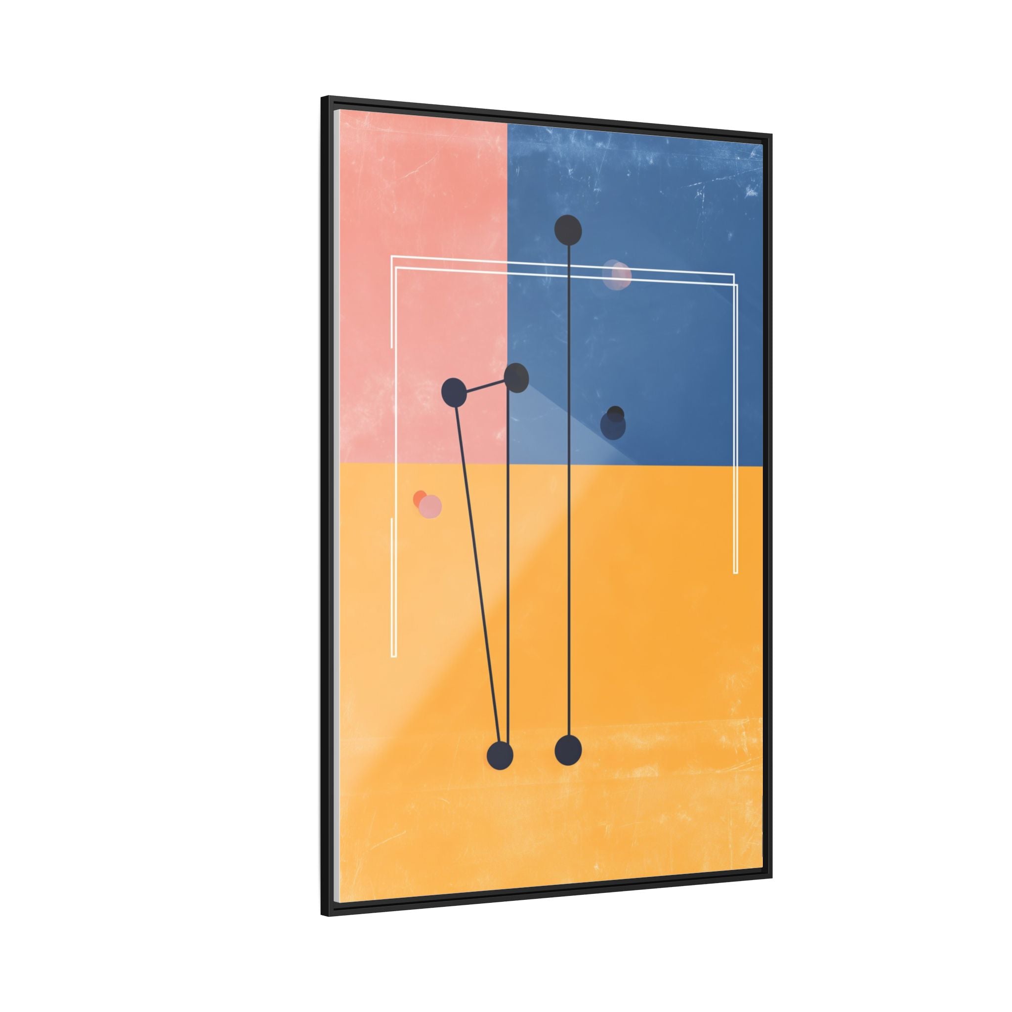 Nexus of Connection: Geometric Abstraction, Modernist Composition, Digital Color Blocks   |   Custom Orders Accepted