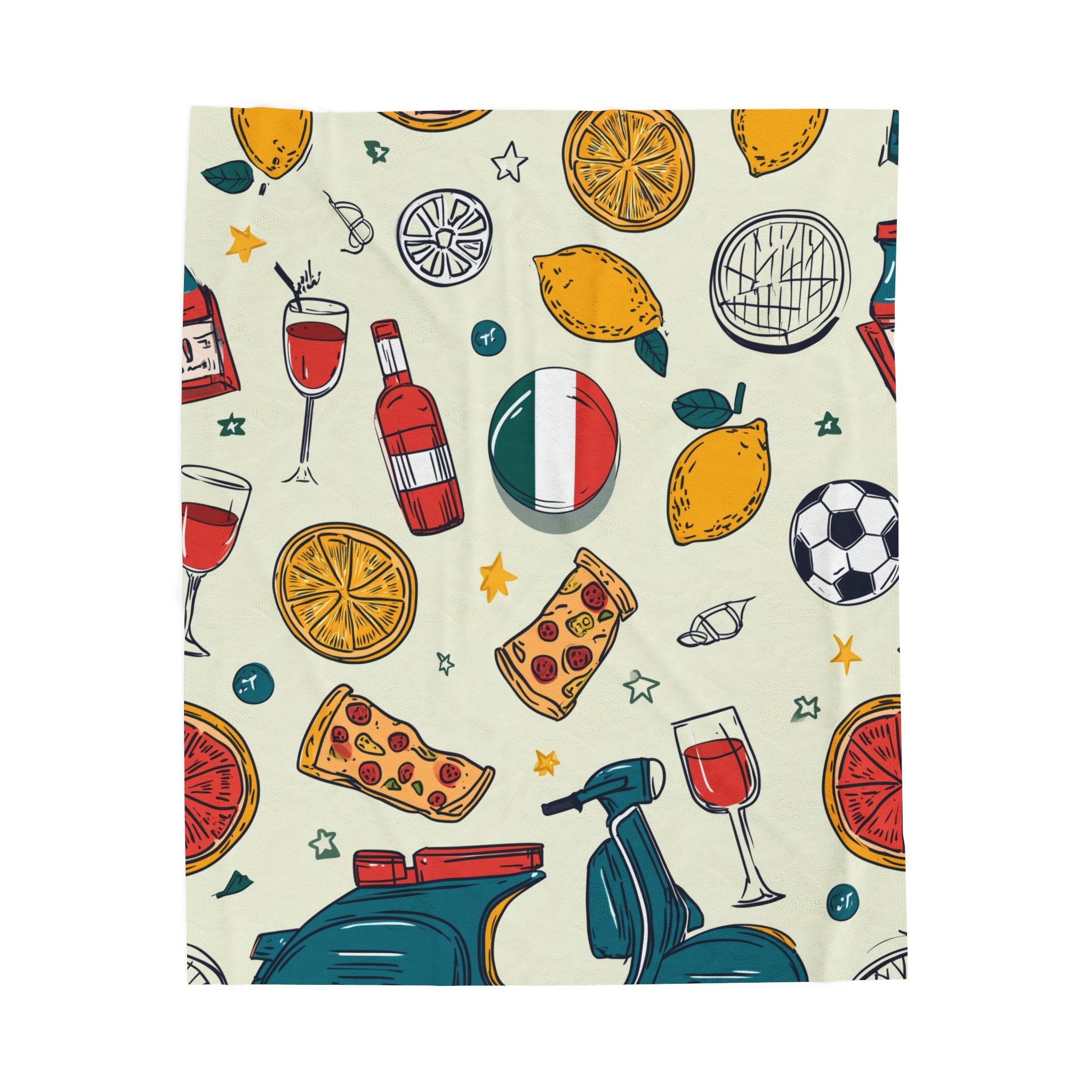 Italian Vibes: Dolce Vita Illustrated, Cultural Mosaic Pattern   |   Custom Orders Accepted