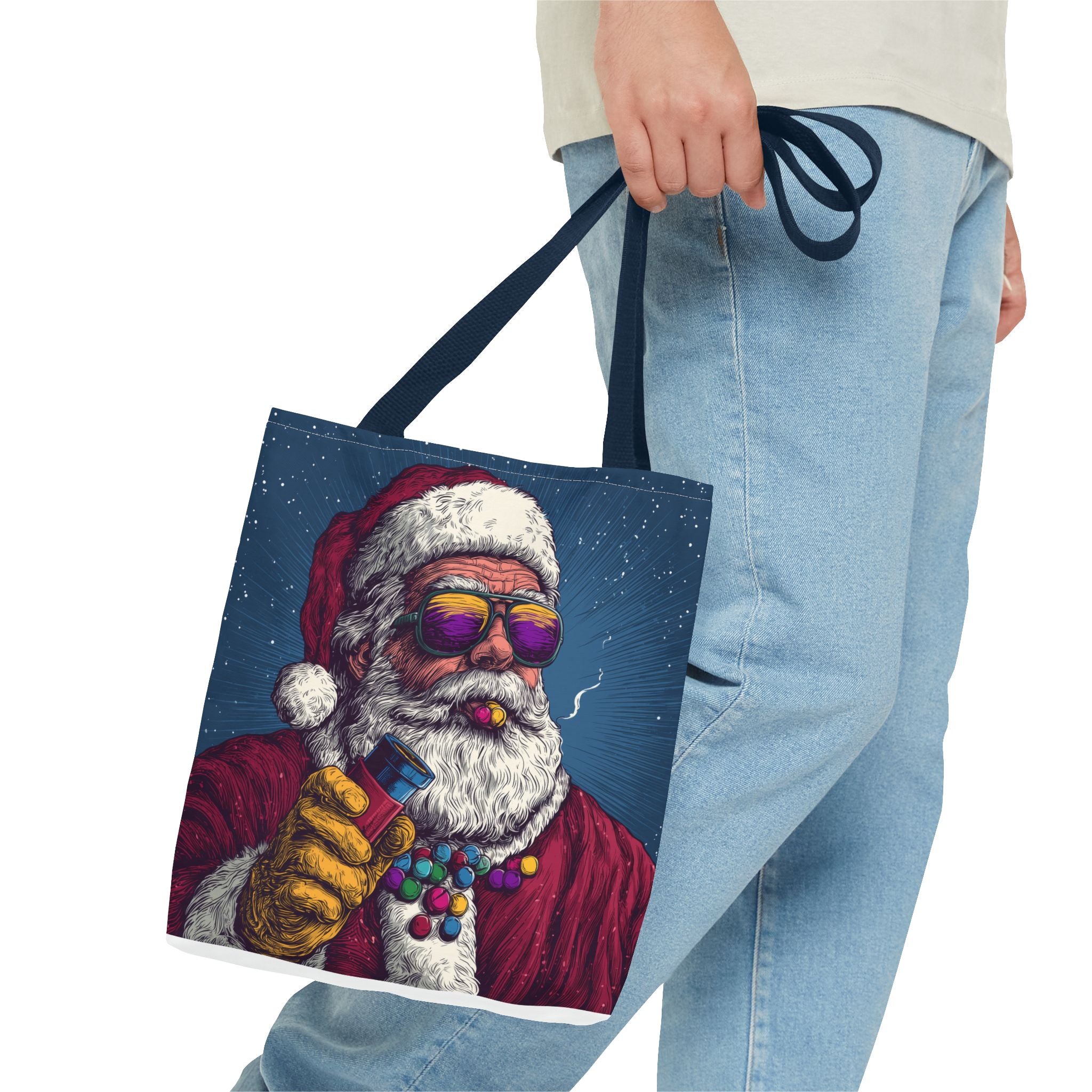 Naughty Santa Tote Bag (AOP)