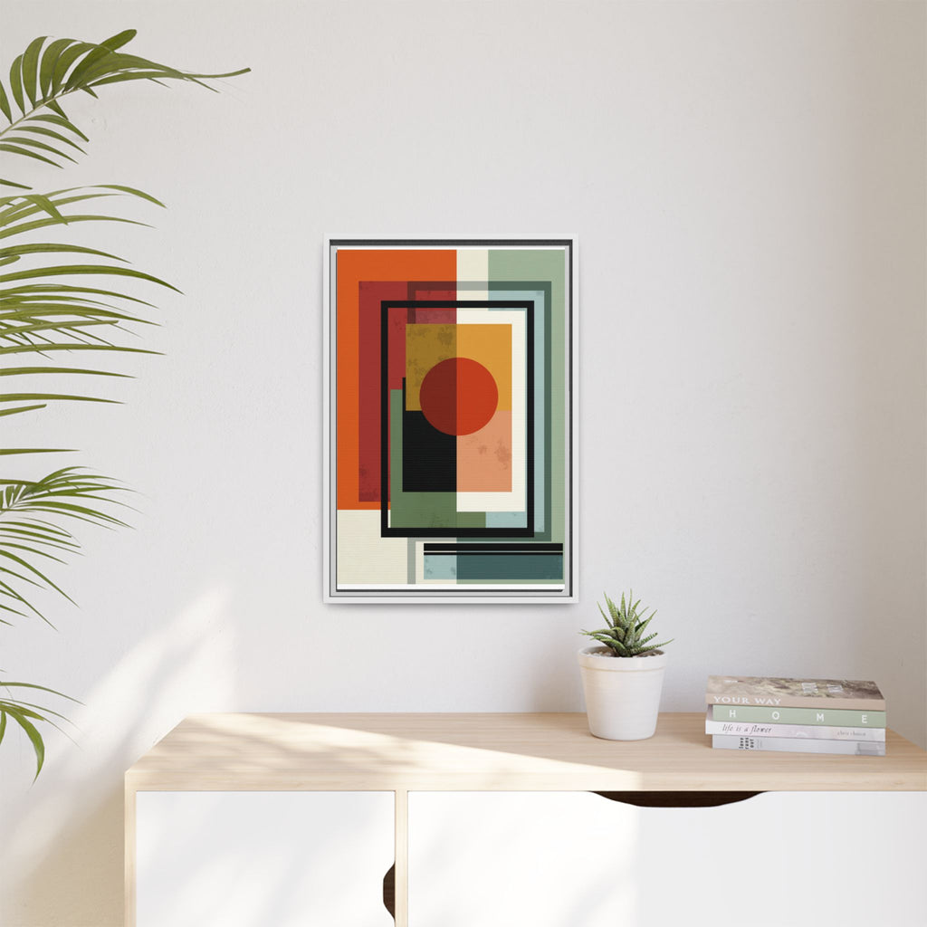 Geometric Harmonies: Mid-Century Modern Composition, Constructivist Inspiration, Abstract Rectangular Interplay   |   Custom Orders Accepted