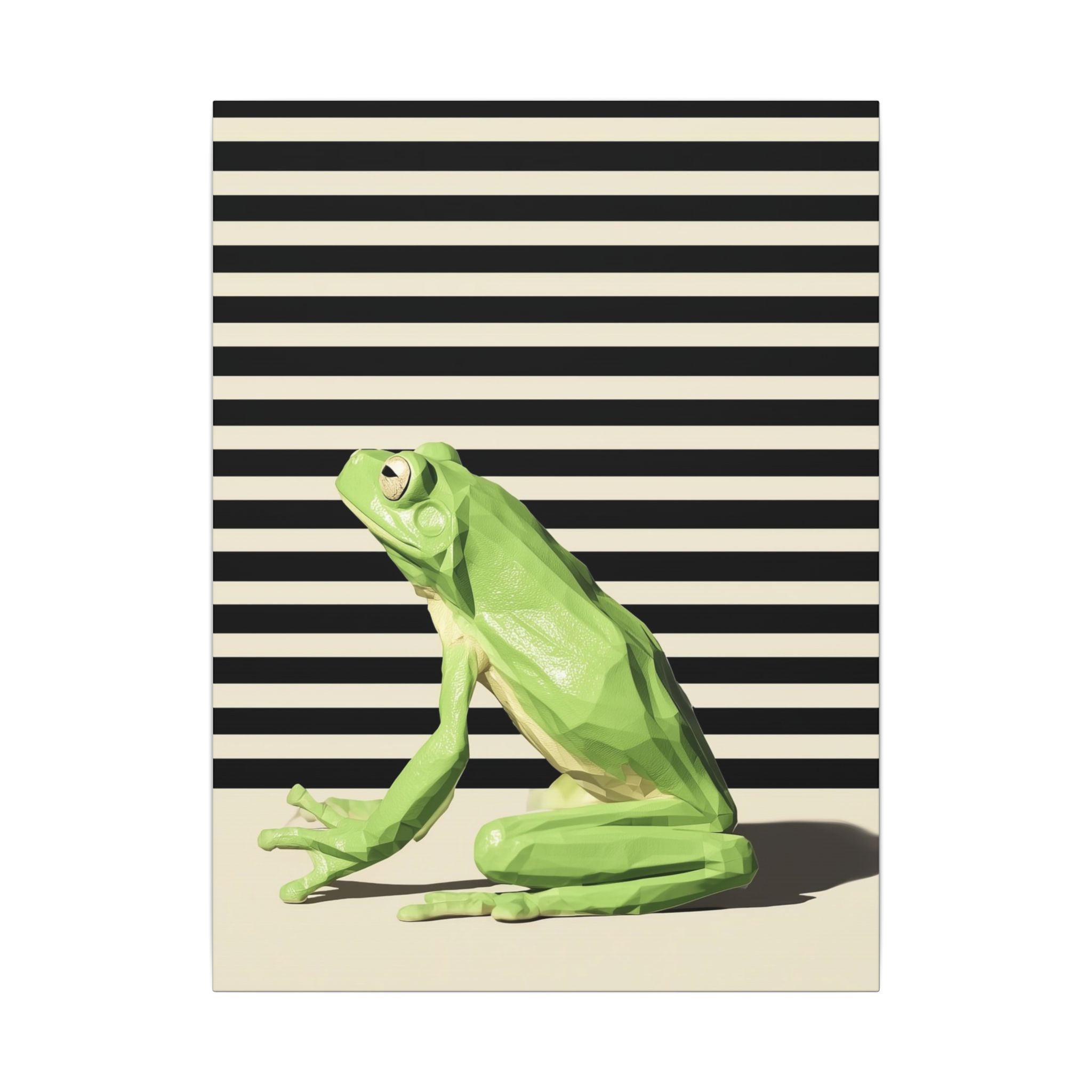 Geometric Frog: Low-Poly Wildlife Art, Modern Minimalist Design   |    Custom Orders Available