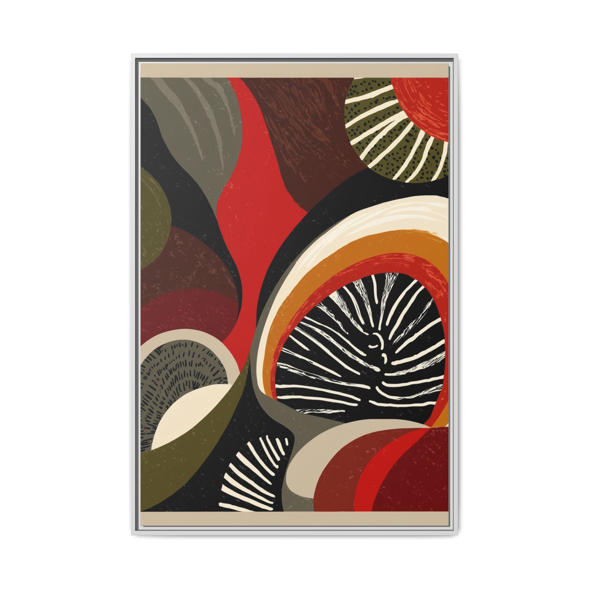 Geometric Rhythm: Abstract Composition, Mid-Century Modern Art, Radial Design Inspiration   |   Custom Orders Accepted