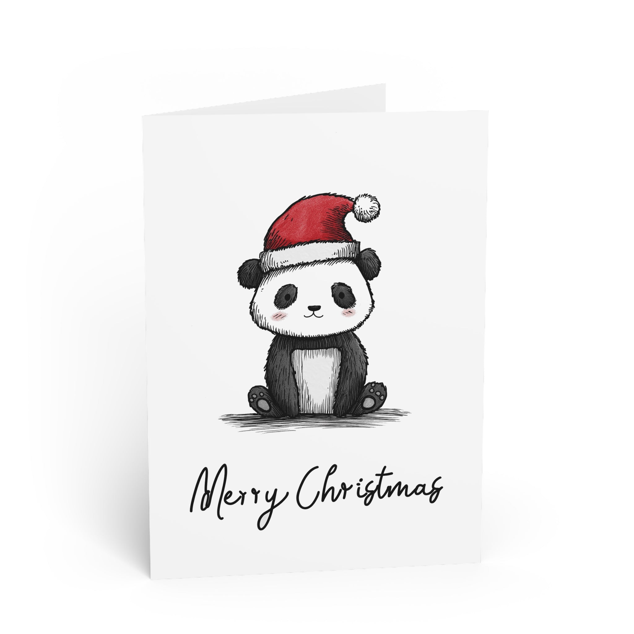 Christmas Critter Charm: Festive Holiday Illustration, Whimsical Cartoon Style, Cute Santa Character | Custom Orders Accepted