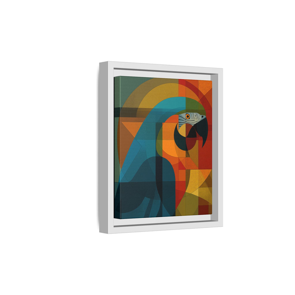 Cubist Parrot Prisma: Geometric Bird Art, Modernist Color Block Design   |    Custom Orders Available