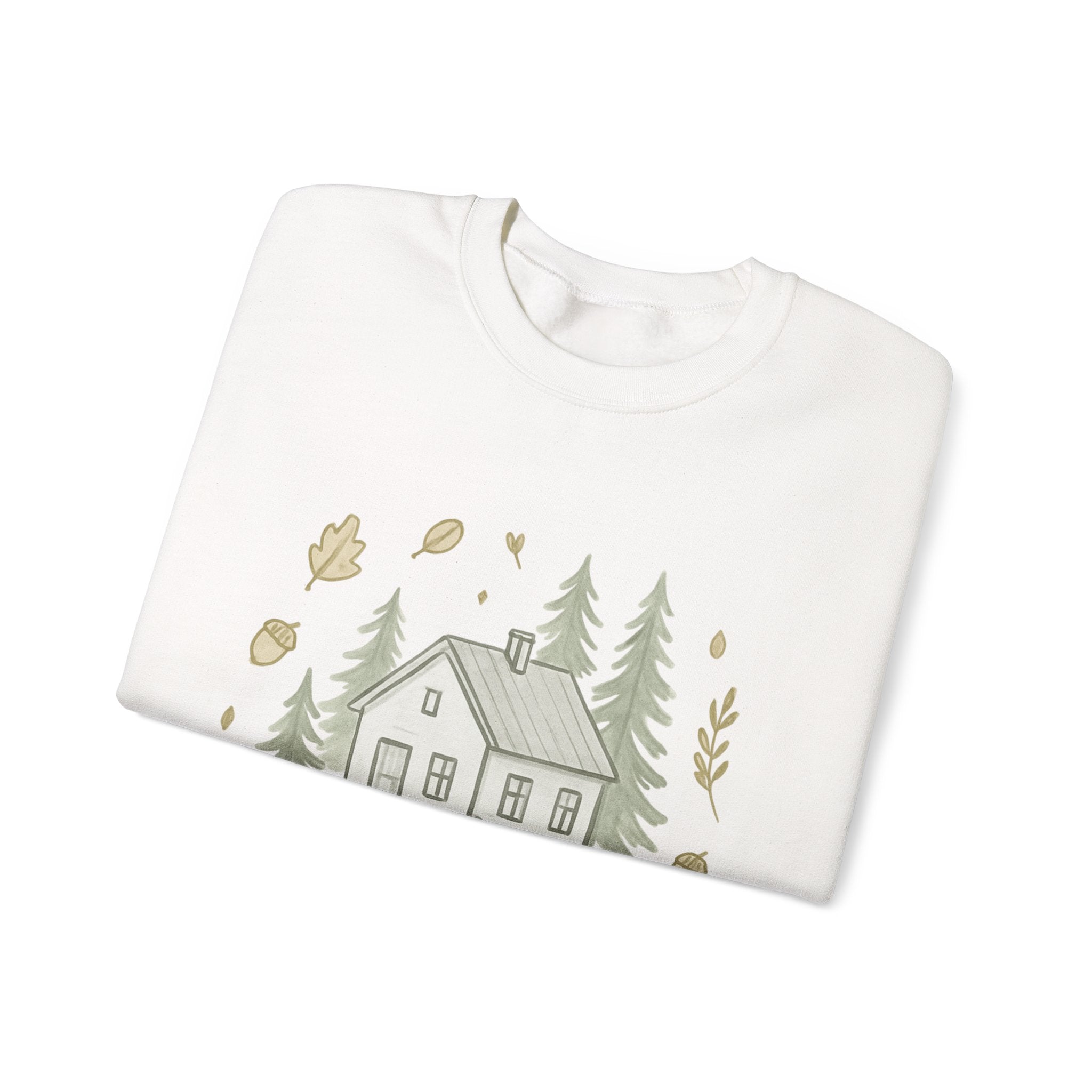 Autumn Cabin Vibes Sweatshirt - Forest Scene, 5 colours
