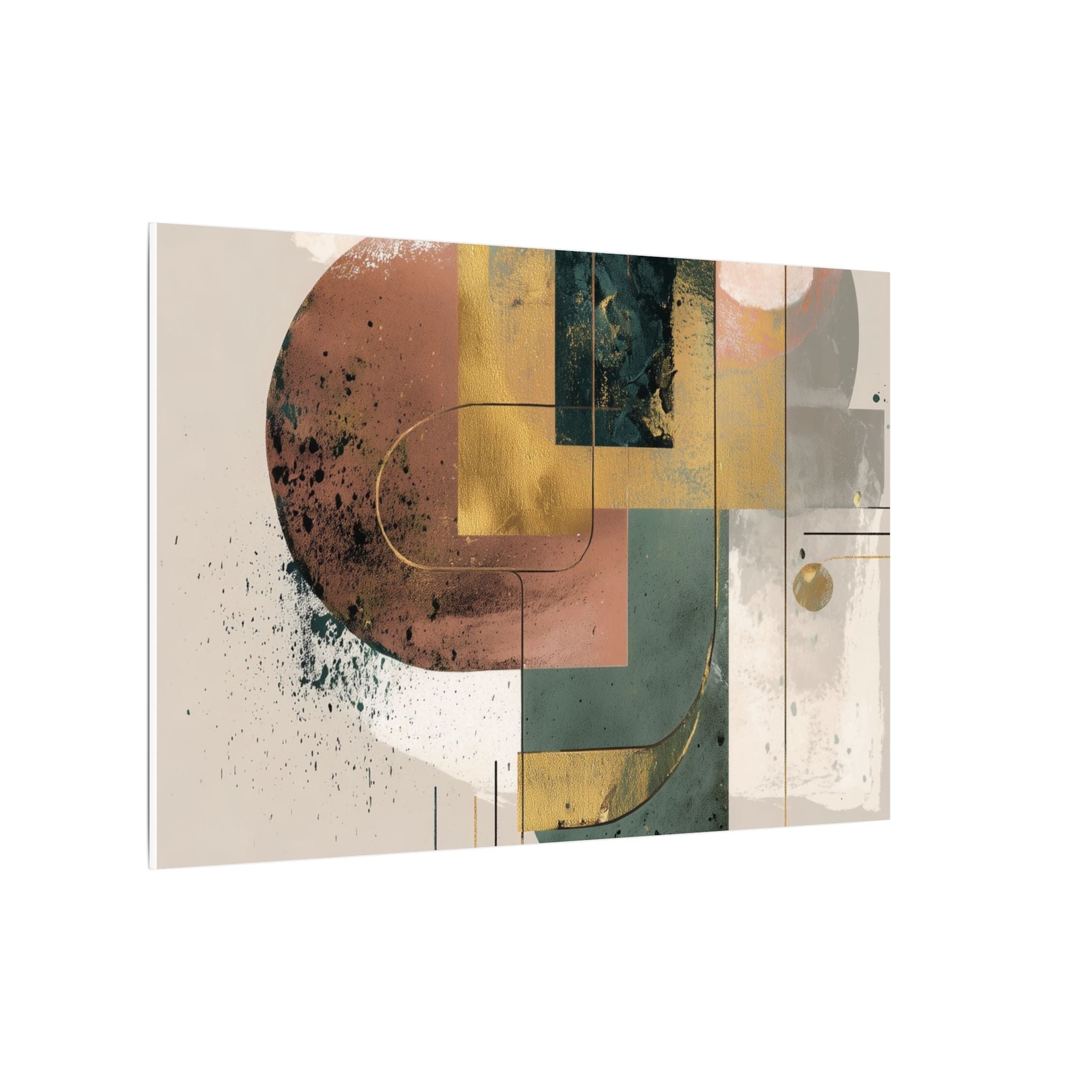 Geometric Harmony: Abstract Composition, Modernist Minimalism, Ethereal Design Layers   |   Custom Orders Accepted