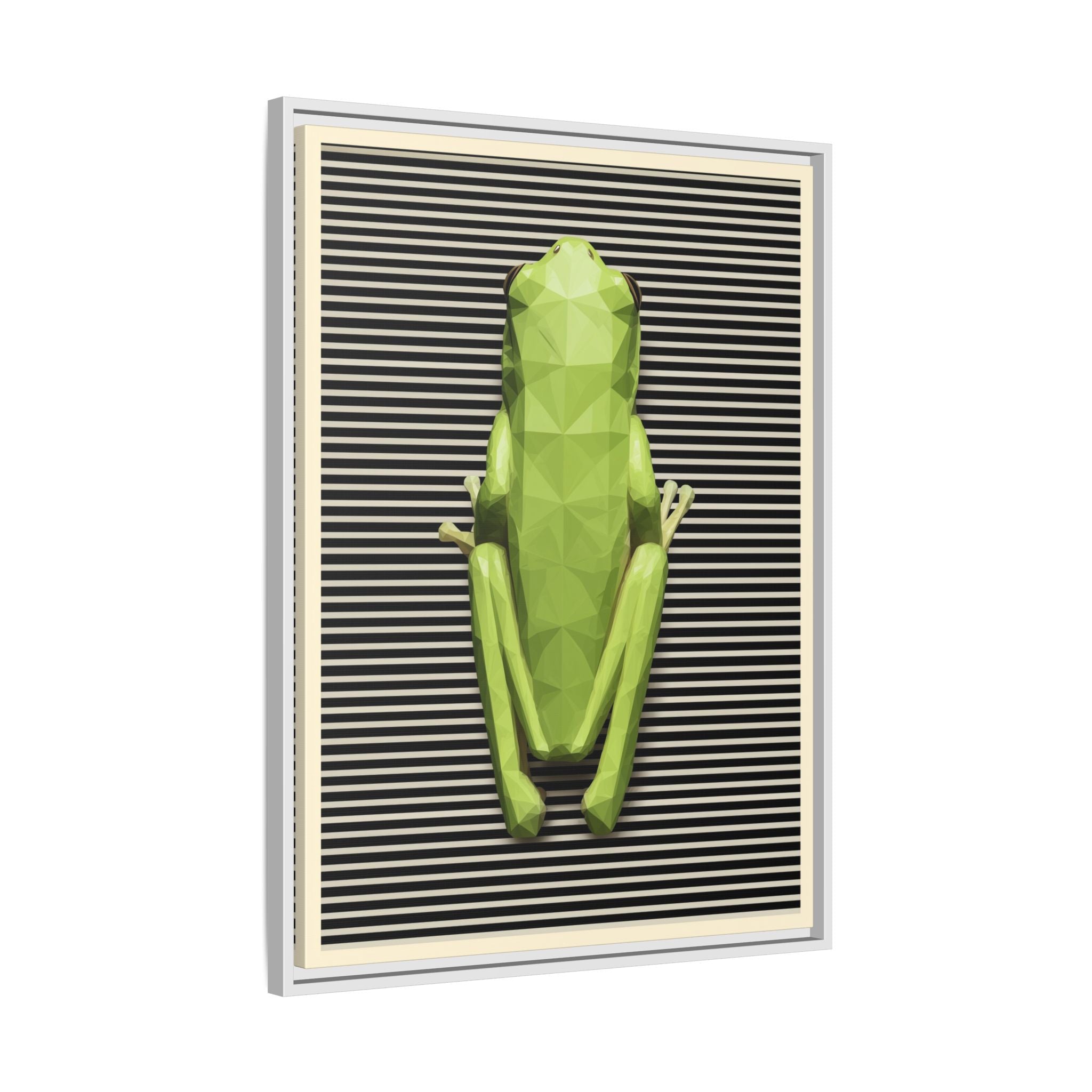 Geometric Amphibian: Low-Poly Frog Design, Digital Art Minimalism   |  Personalized & Custom Orders Available