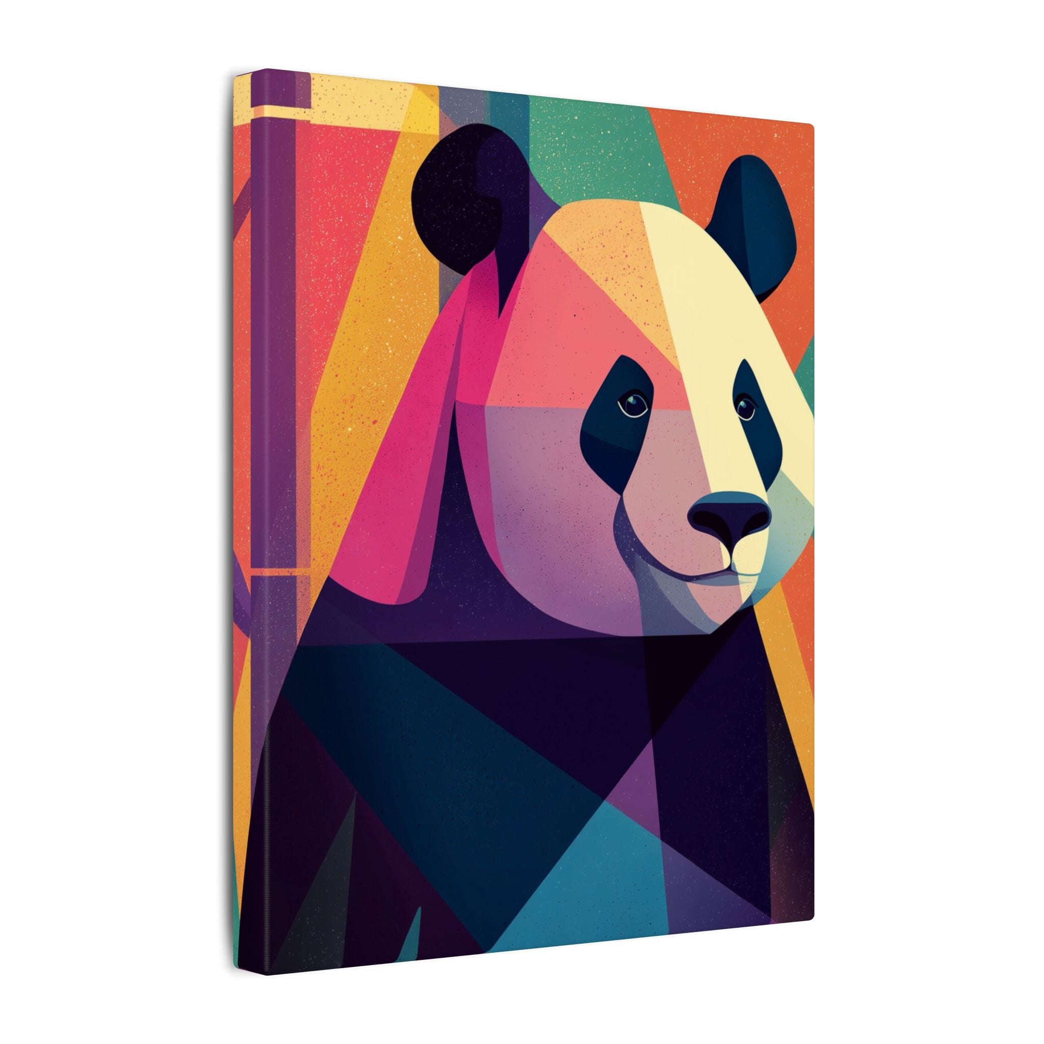 Geometric Panda: Polygonal Animal Art, Vibrant Modern Design, Abstract Wildlife Illustration   |  Personalized & Custom Orders Available