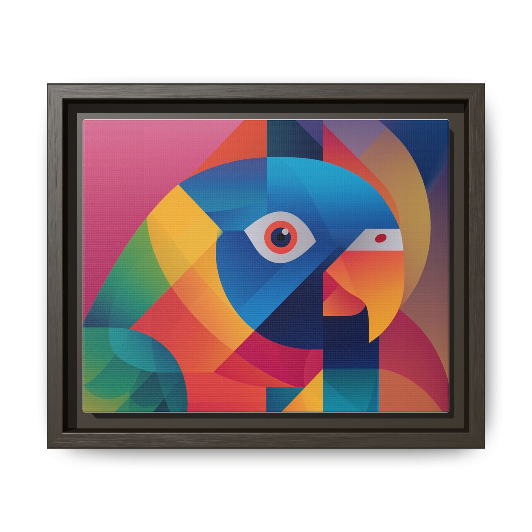 Prismatic Parrot: Cubist Deconstruction, Geometric Color Explosion   |  Personalized & Custom Orders Available
