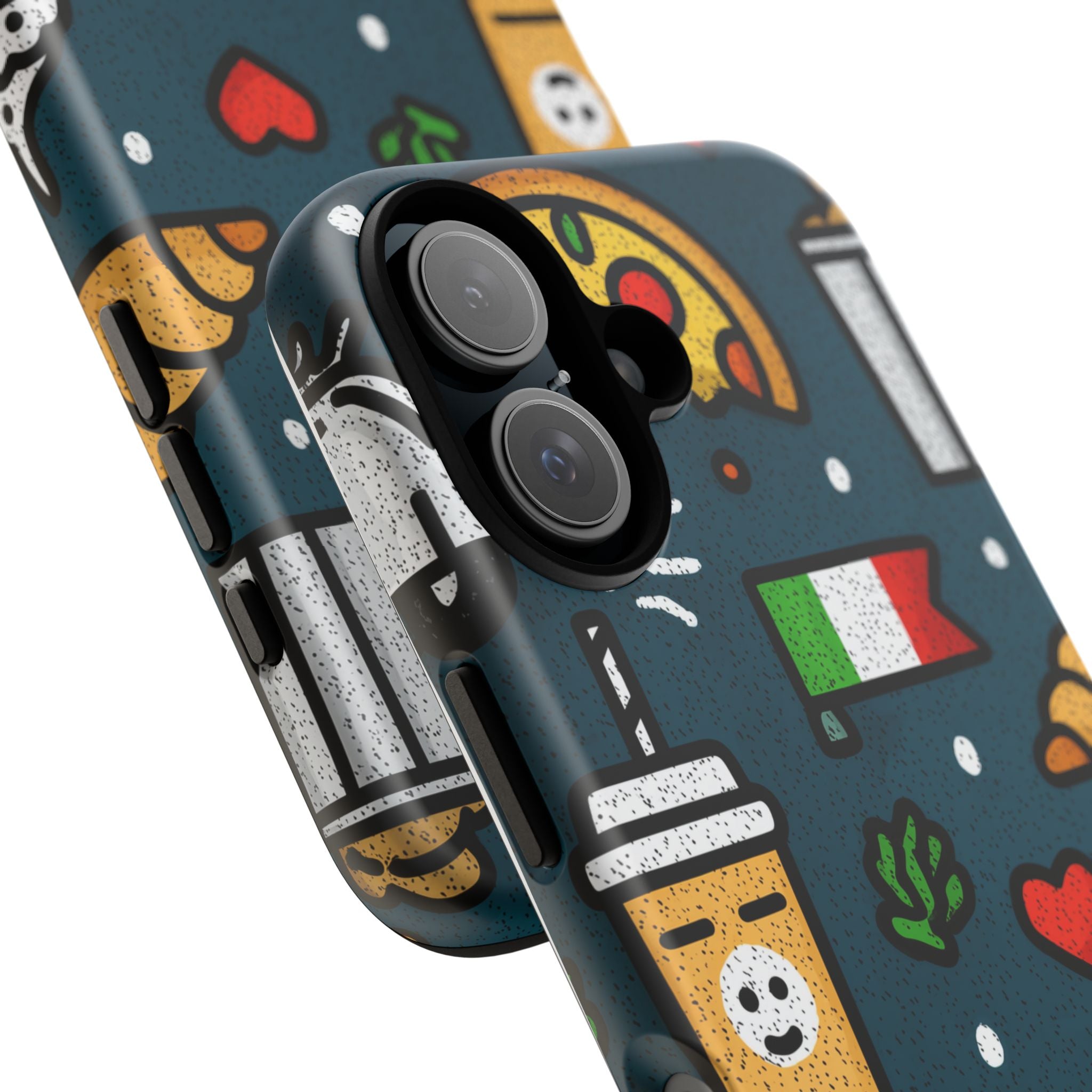 Italy Italian Vespa Colorful iPhone Case, Funky Phone Cover, Unique Cell Phone Accessory, Fun Design for Kids and Teens, Gift for Holidays