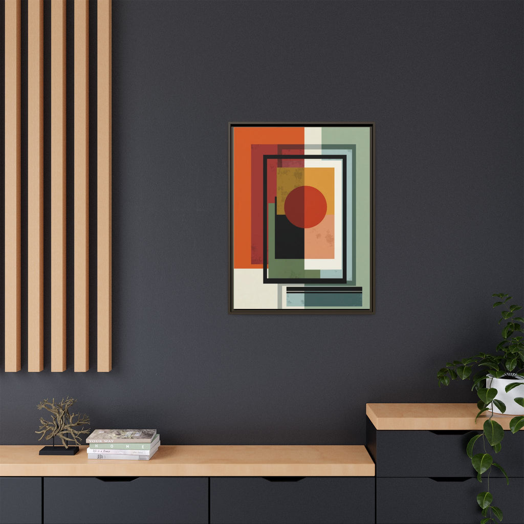 Geometric Harmonies: Mid-Century Modern Composition, Constructivist Inspiration, Abstract Rectangular Interplay   |   Custom Orders Accepted