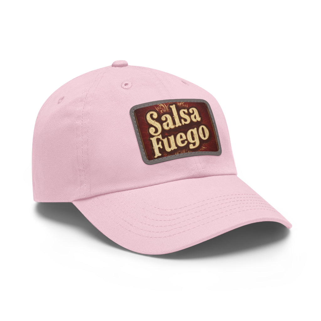 Salsa Fuego Dad Hat with Leather Patch (Rectangle)