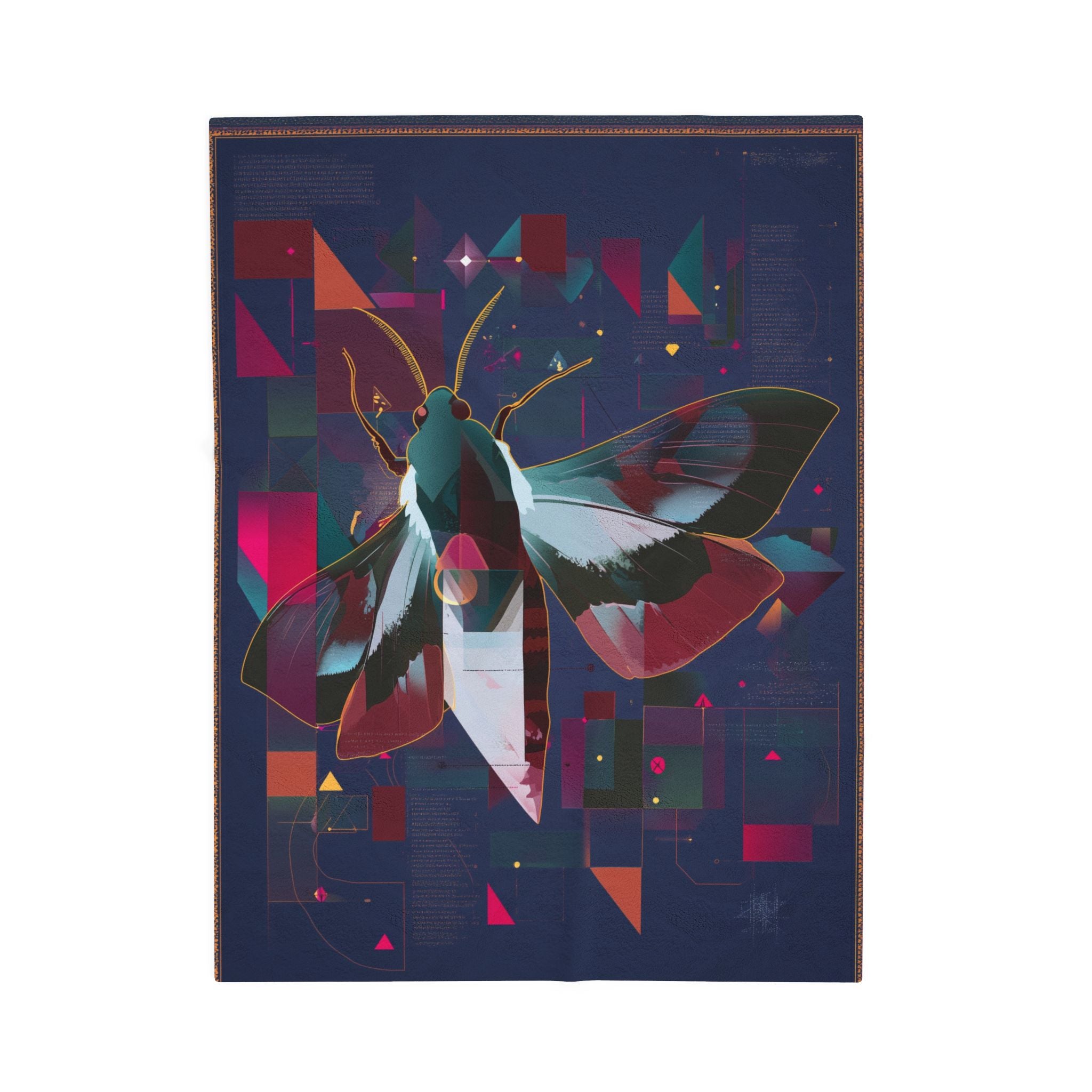 Geometric Flutter: Digital Butterfly Abstraction, Techno-Organic Design   |    Custom Orders Available